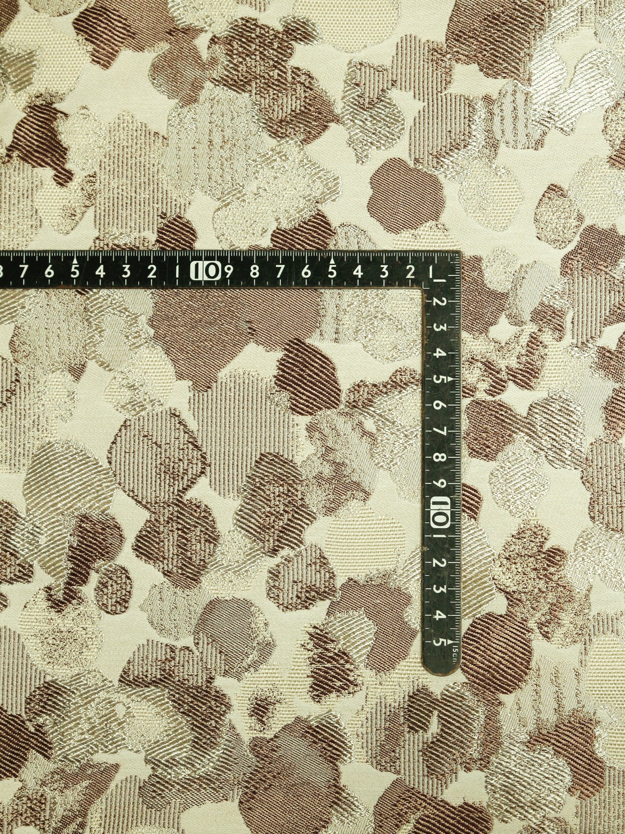 2000's USA Abstract Leopard Jacquard Fabric