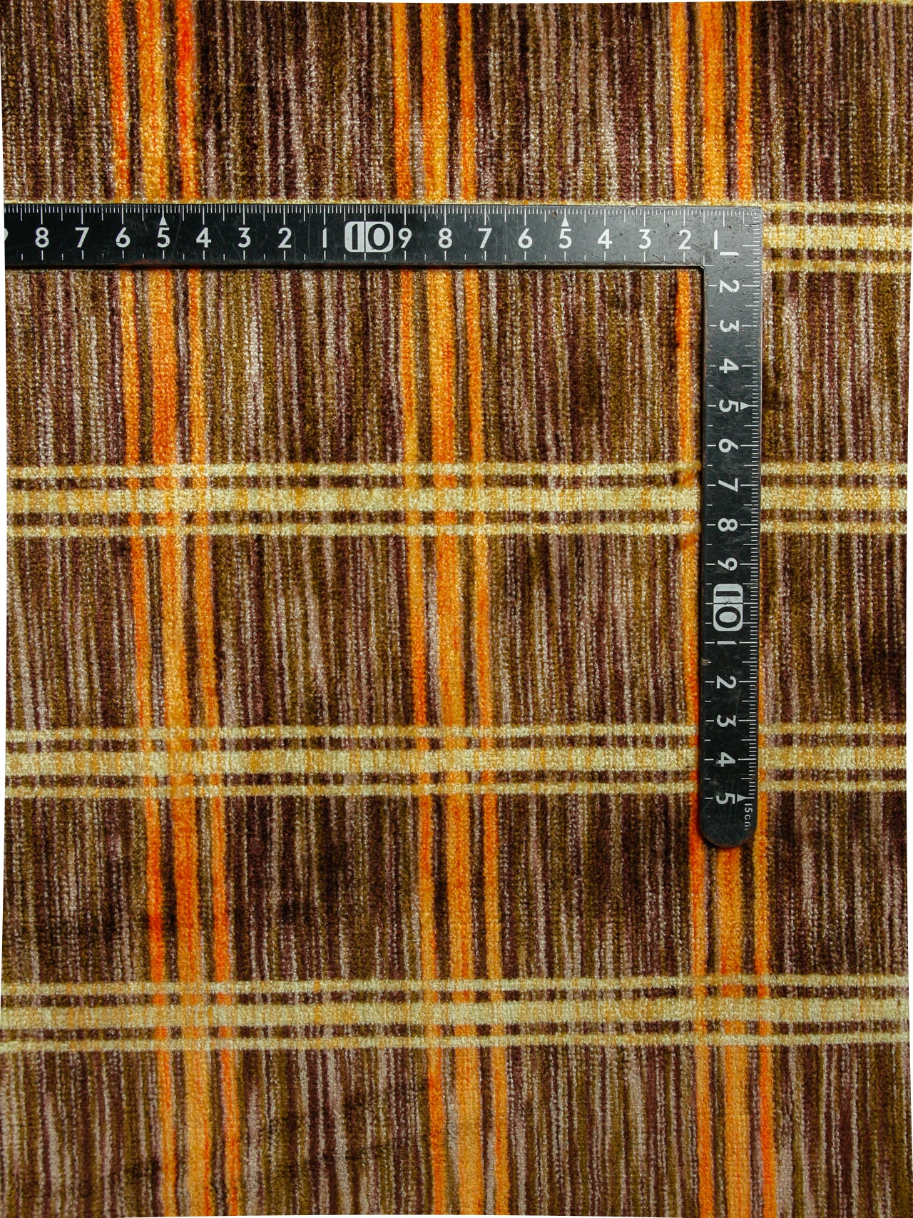 1990's EUROPE Cut Pile Stripe Interior Fabric