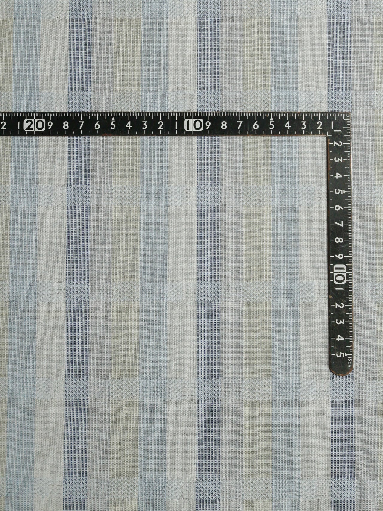 1990's JAPAN Bishu Summer Wool Stripe Fabric