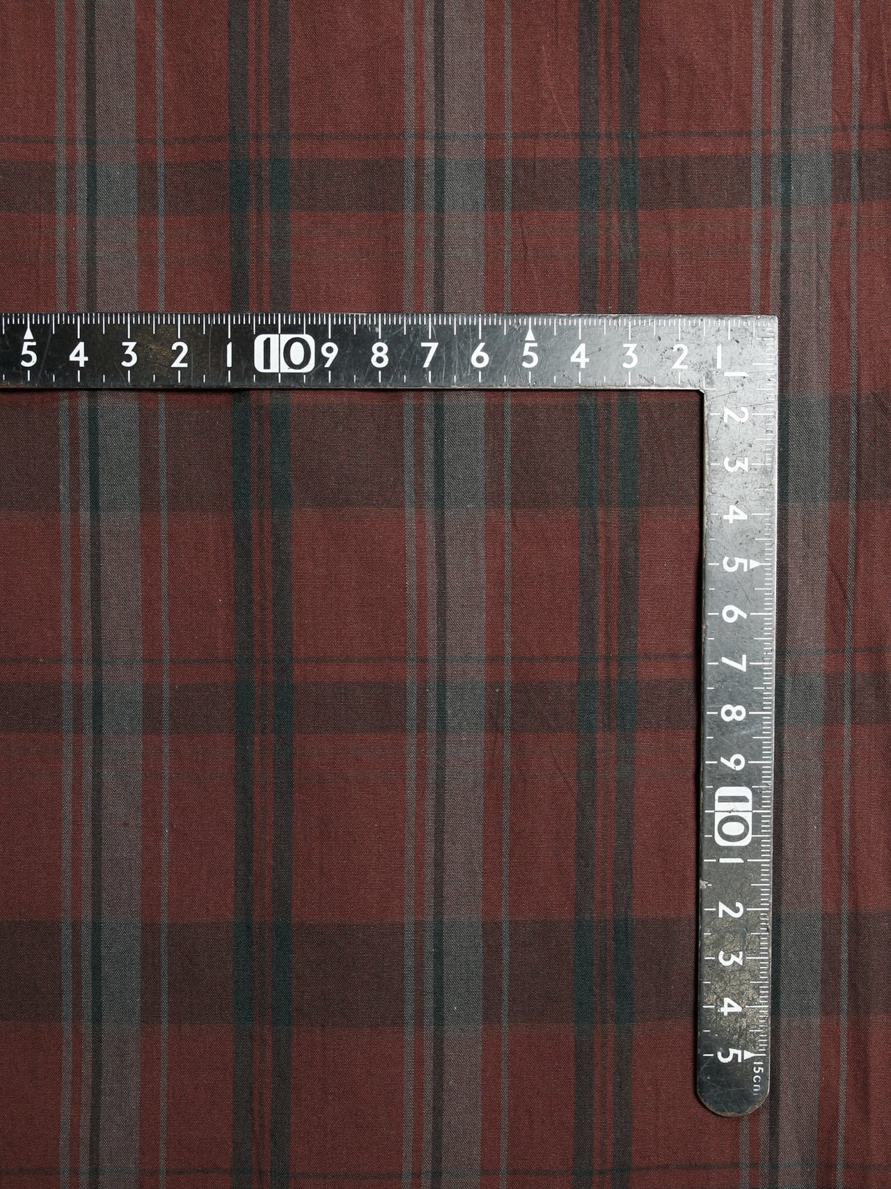 1990's JAPAN Banshu Yarn-Dyed Cotton Check Fabric