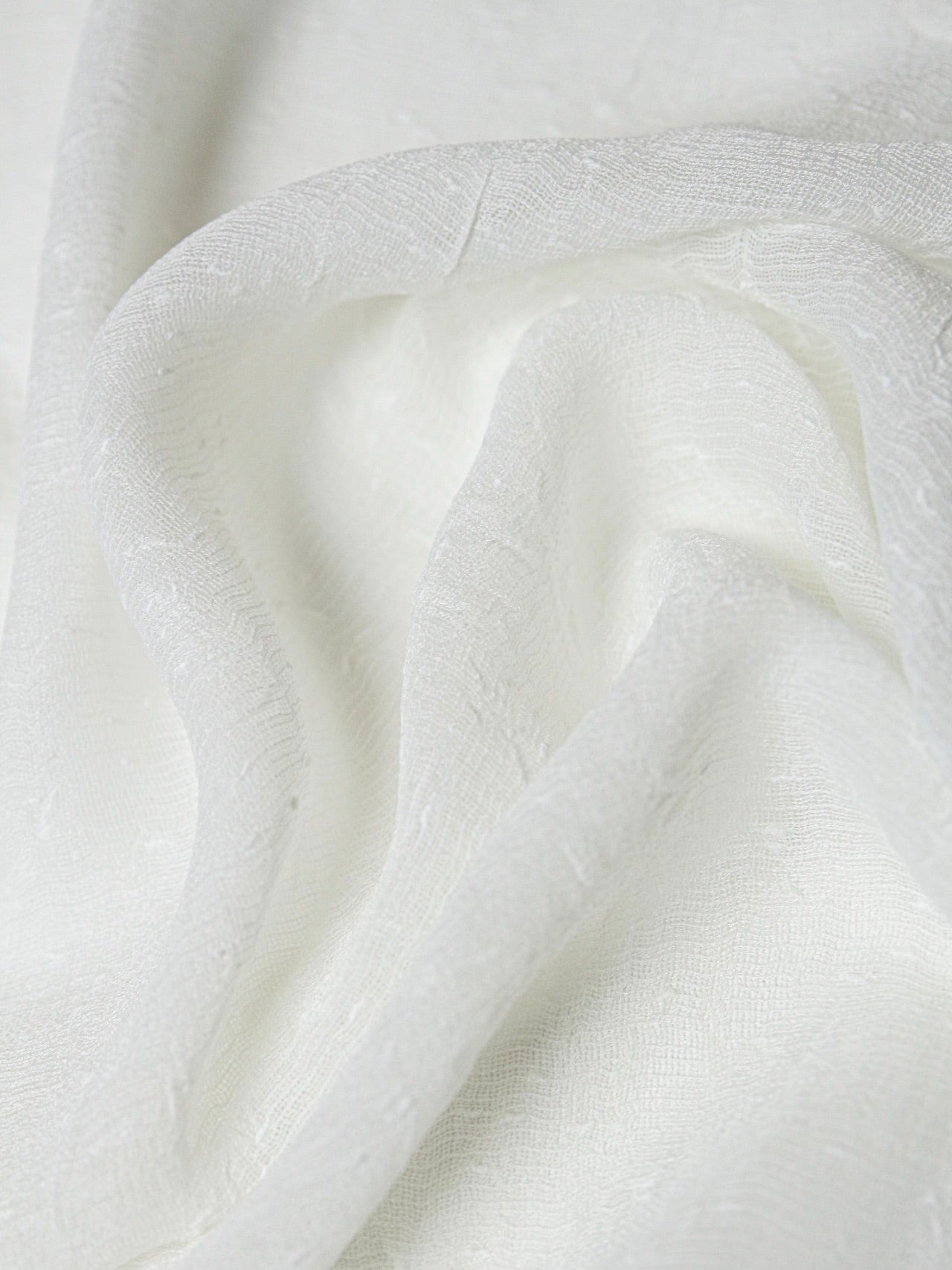 2000's FRANCE Sheer Nep Fabric