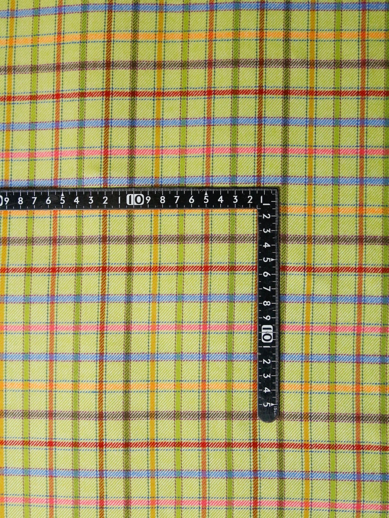 2000's ENGLAND Flannel Check Fabric