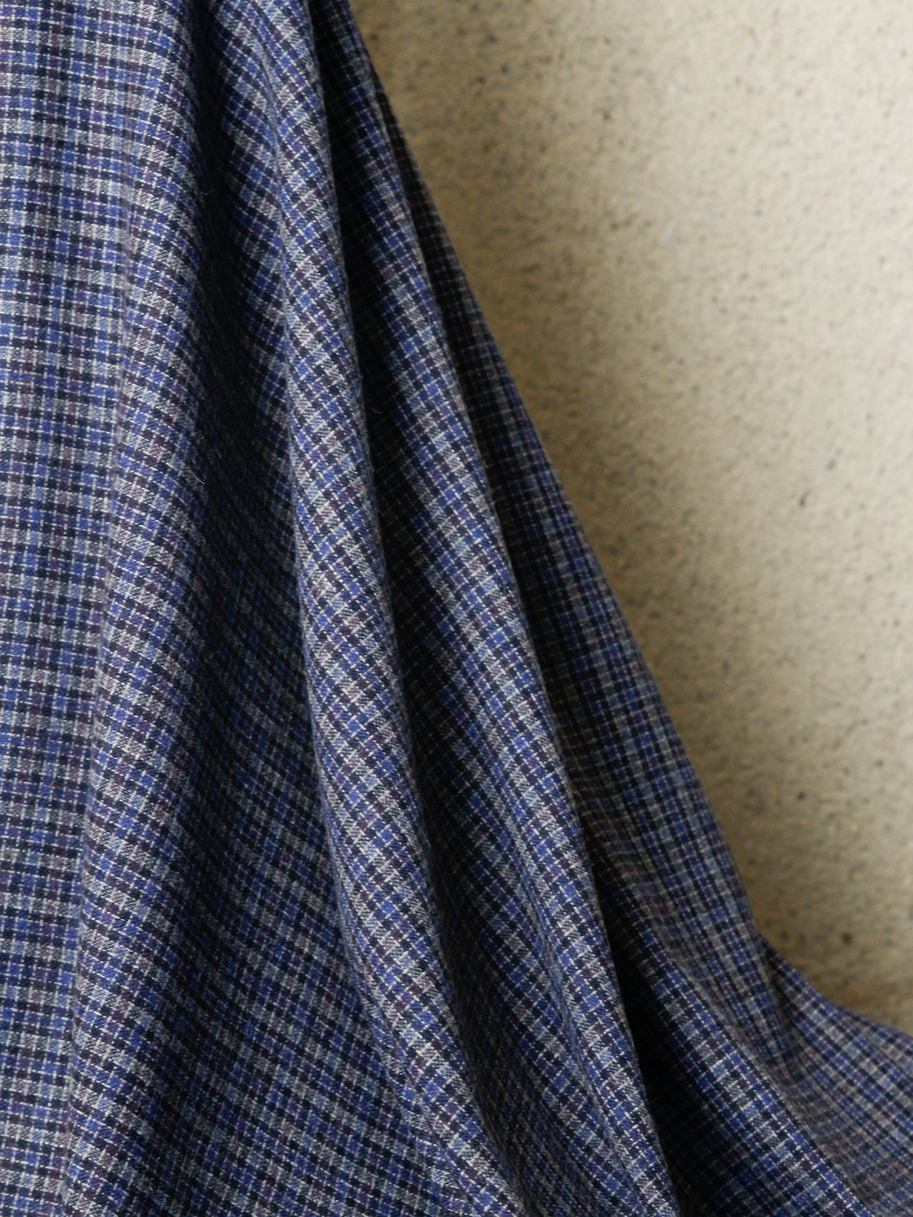 2000's JAPAN Classic Wool Check Fabric