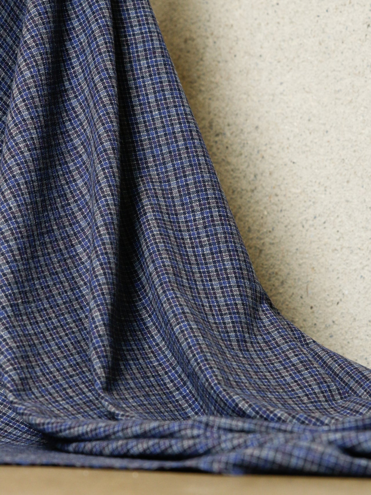 2000's JAPAN Classic Wool Check Fabric