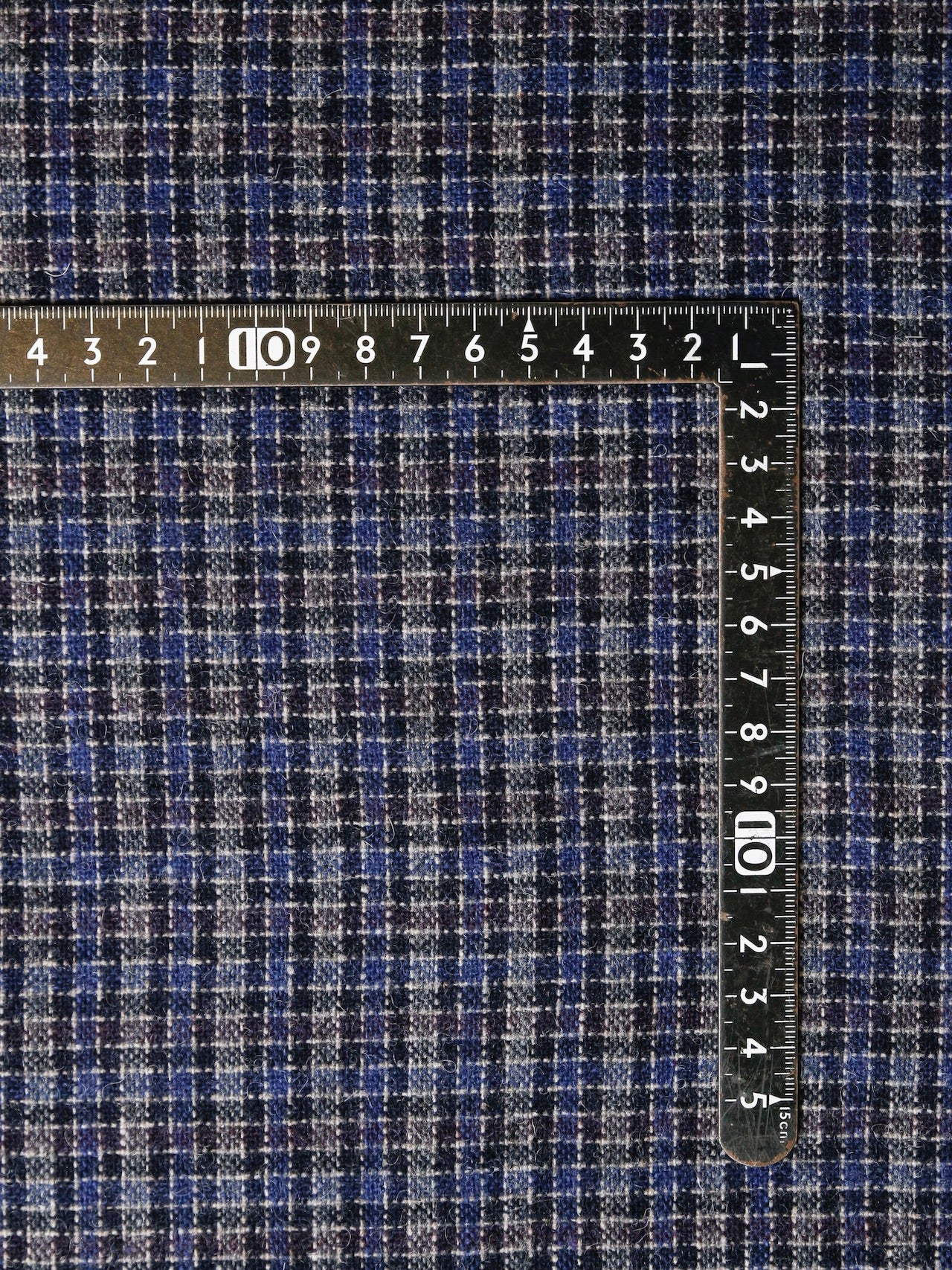 2000's JAPAN Classic Wool Check Fabric