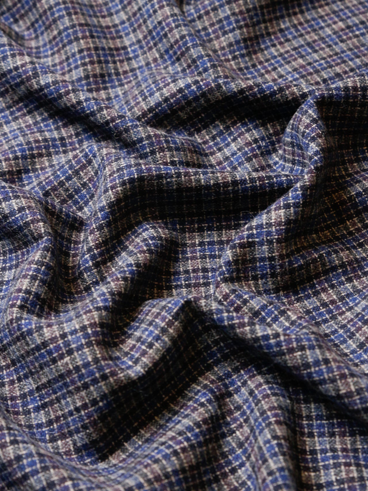 2000's JAPAN Classic Wool Check Fabric