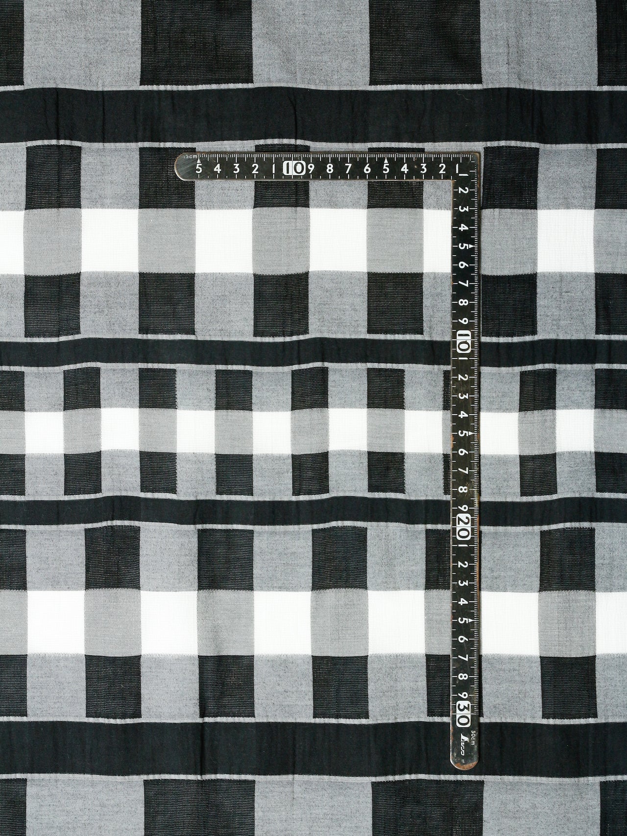 2000's ITALY Dobby Check Fabric