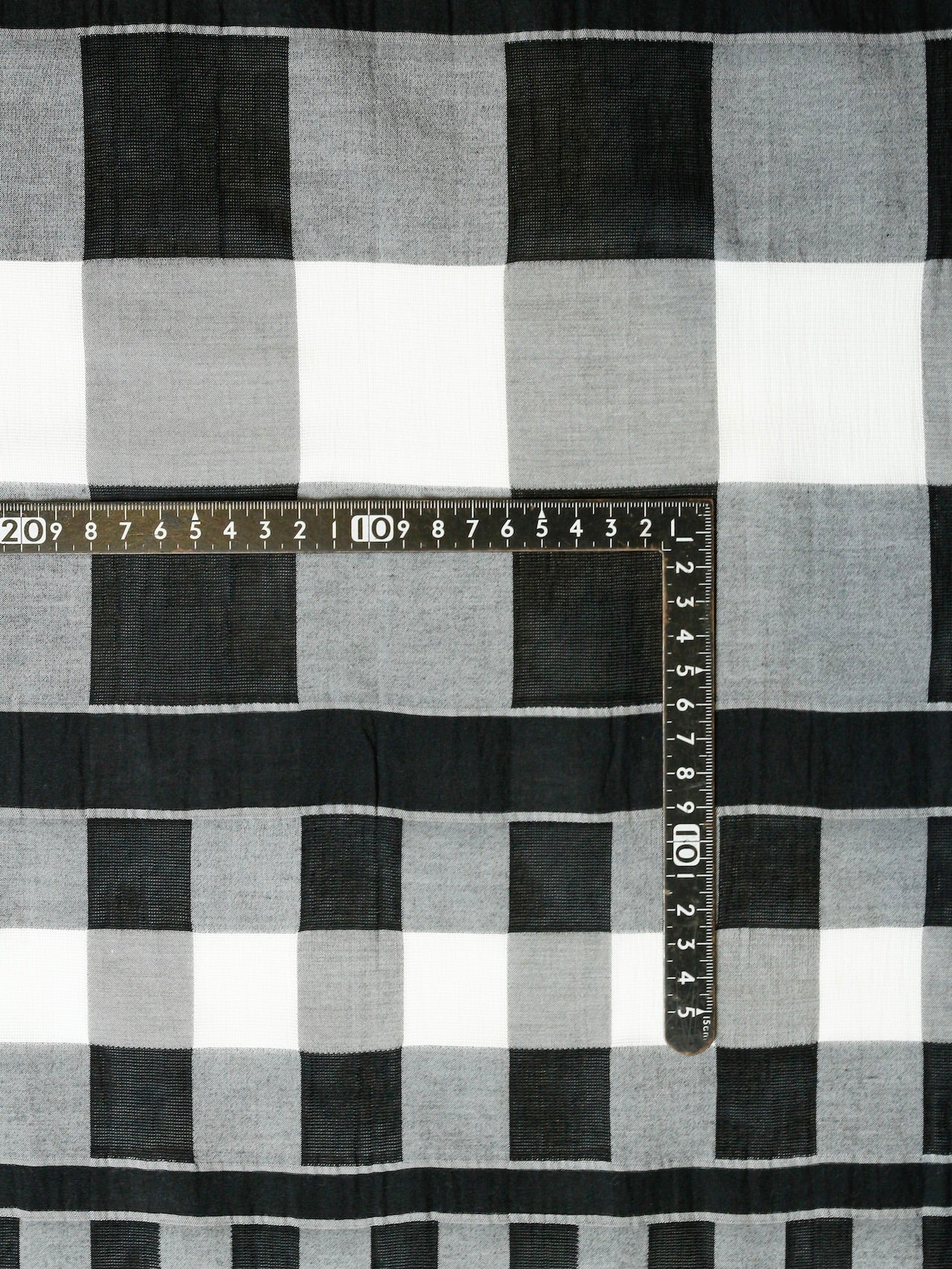 2000's ITALY Dobby Check Fabric