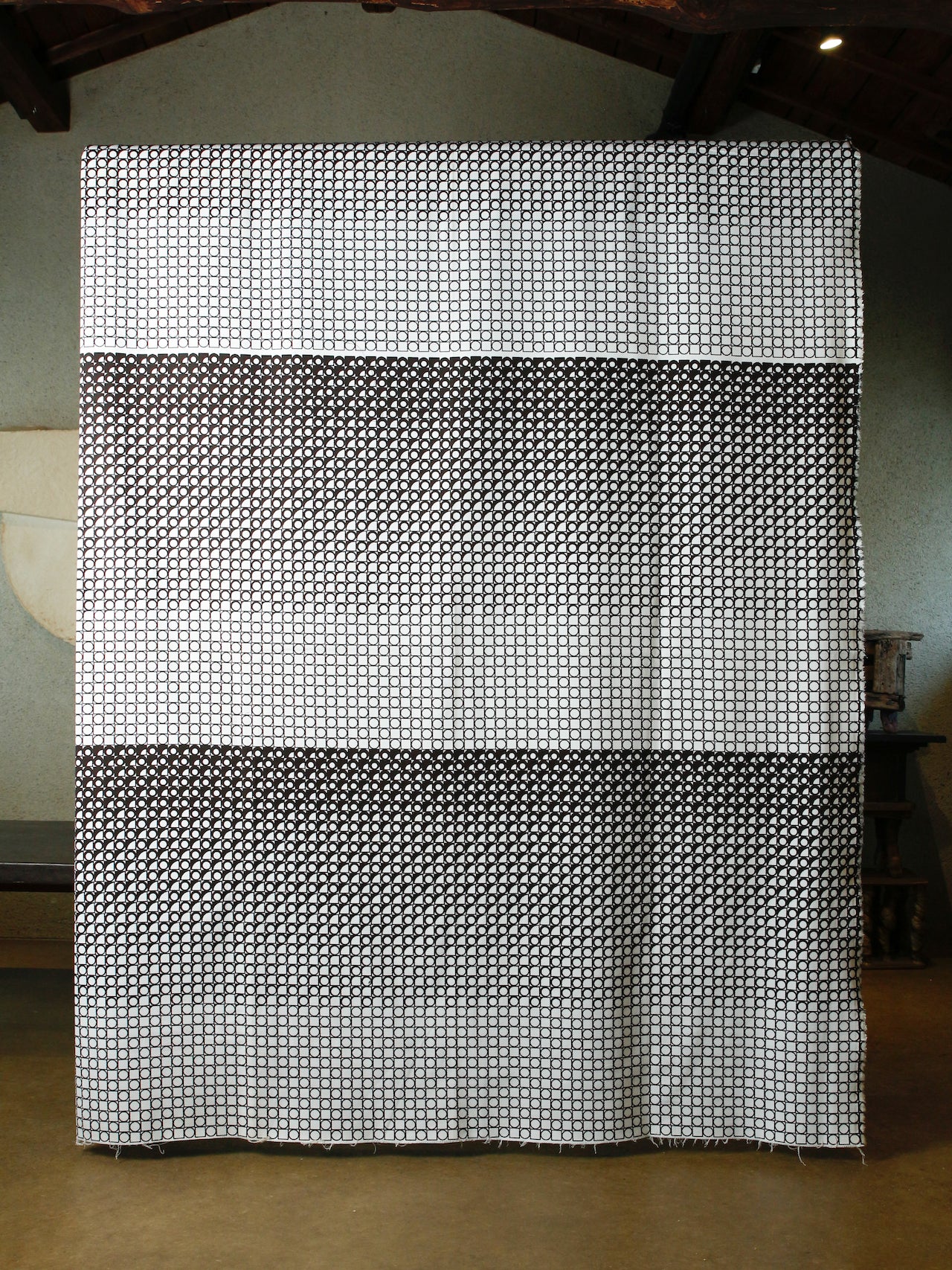 2000's FRANCE GRES Gradation Fabric