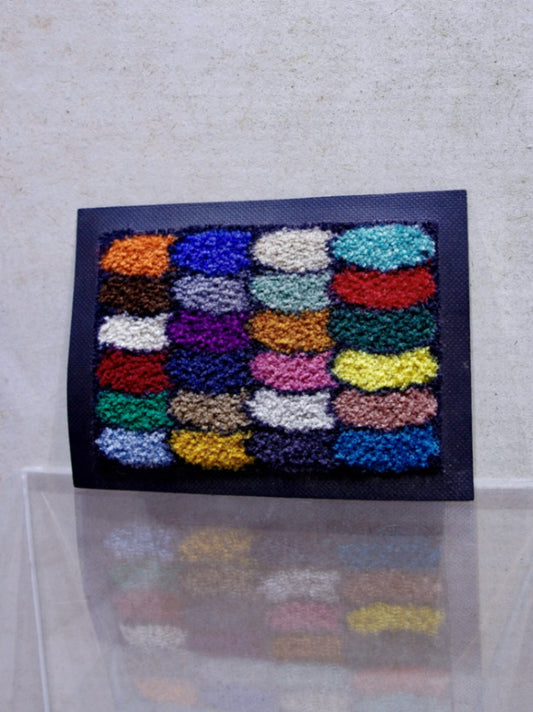Circa 1980's Carpet thread color samples