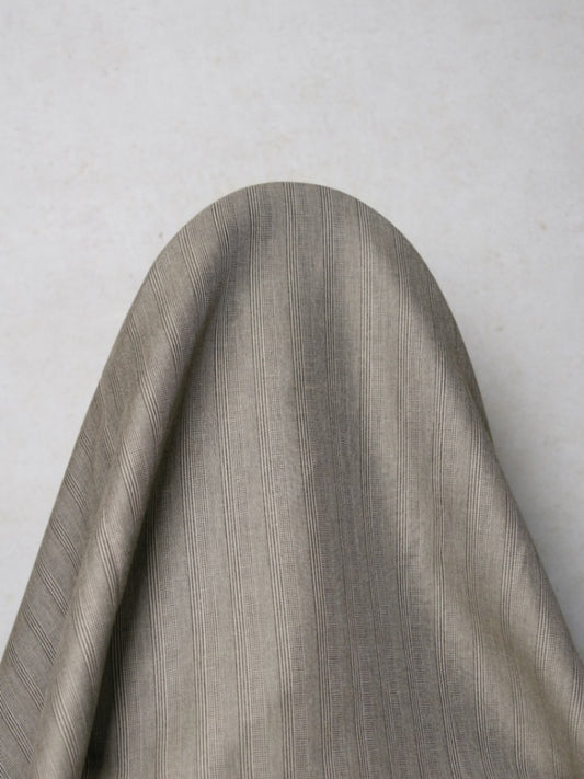 2000's ENGLAND Irish Linen Check Beige
