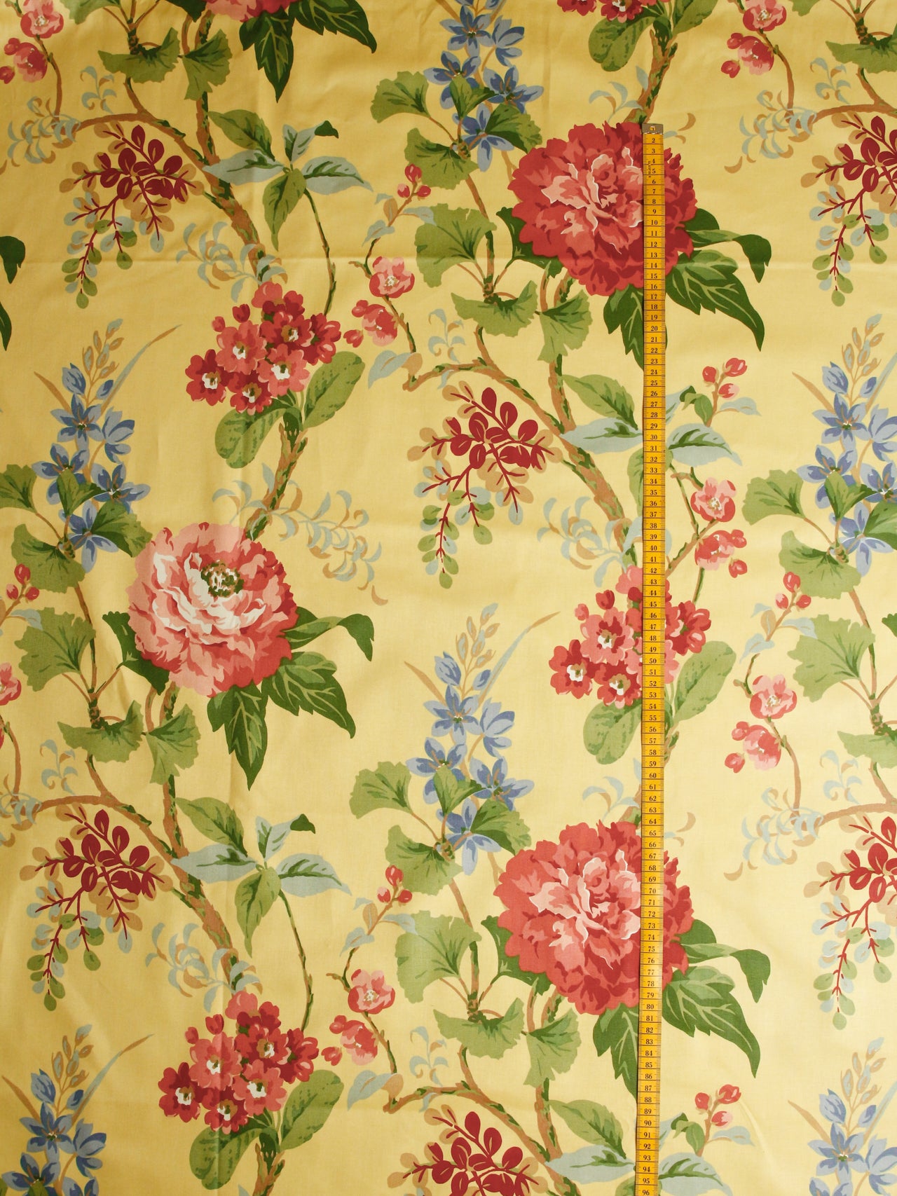 2000's USA 12-colour Floral Screen Print Fabric
