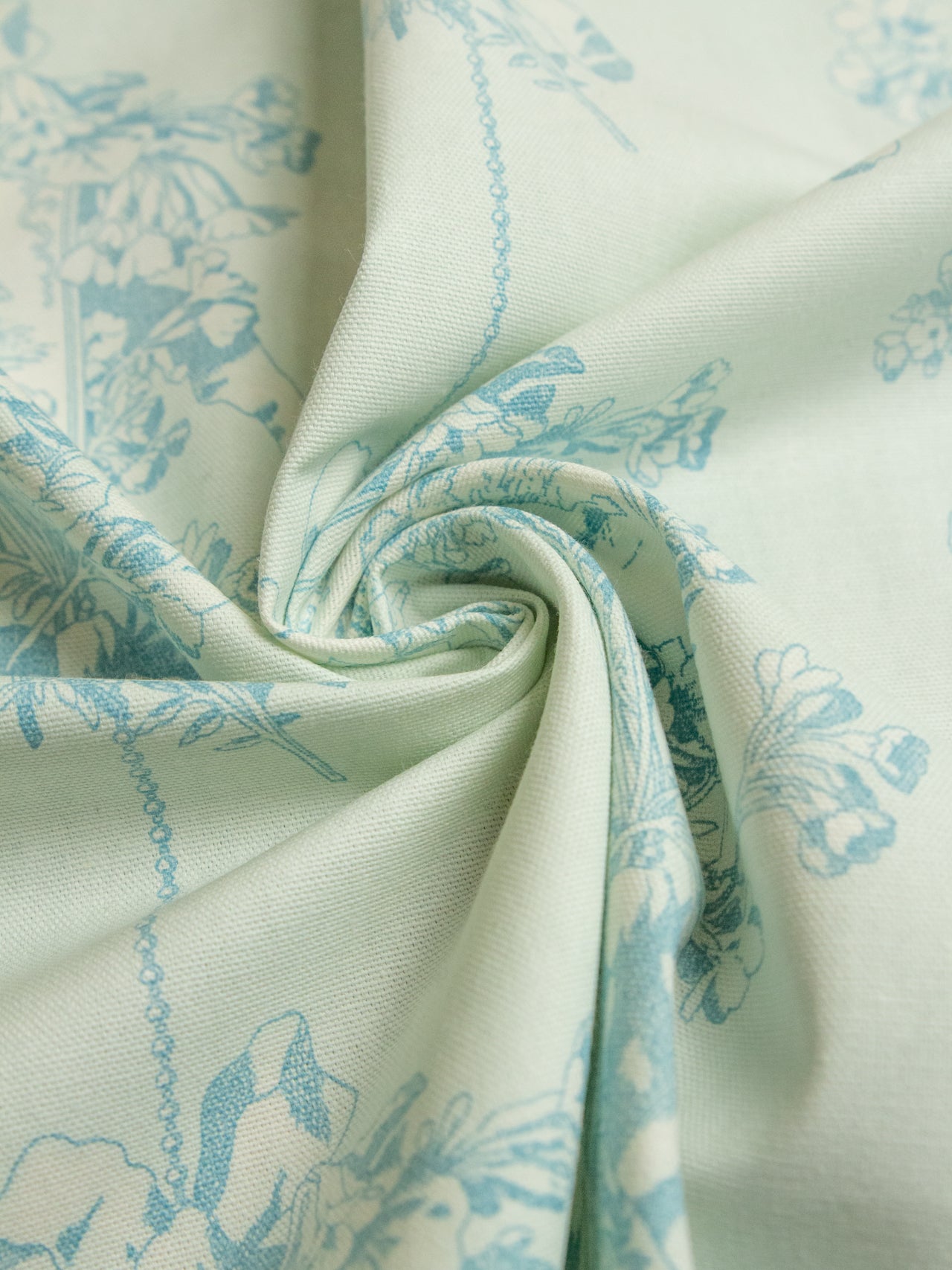 2000's USA P/KAUFMANN Toile de Jouy Cotton Canvas