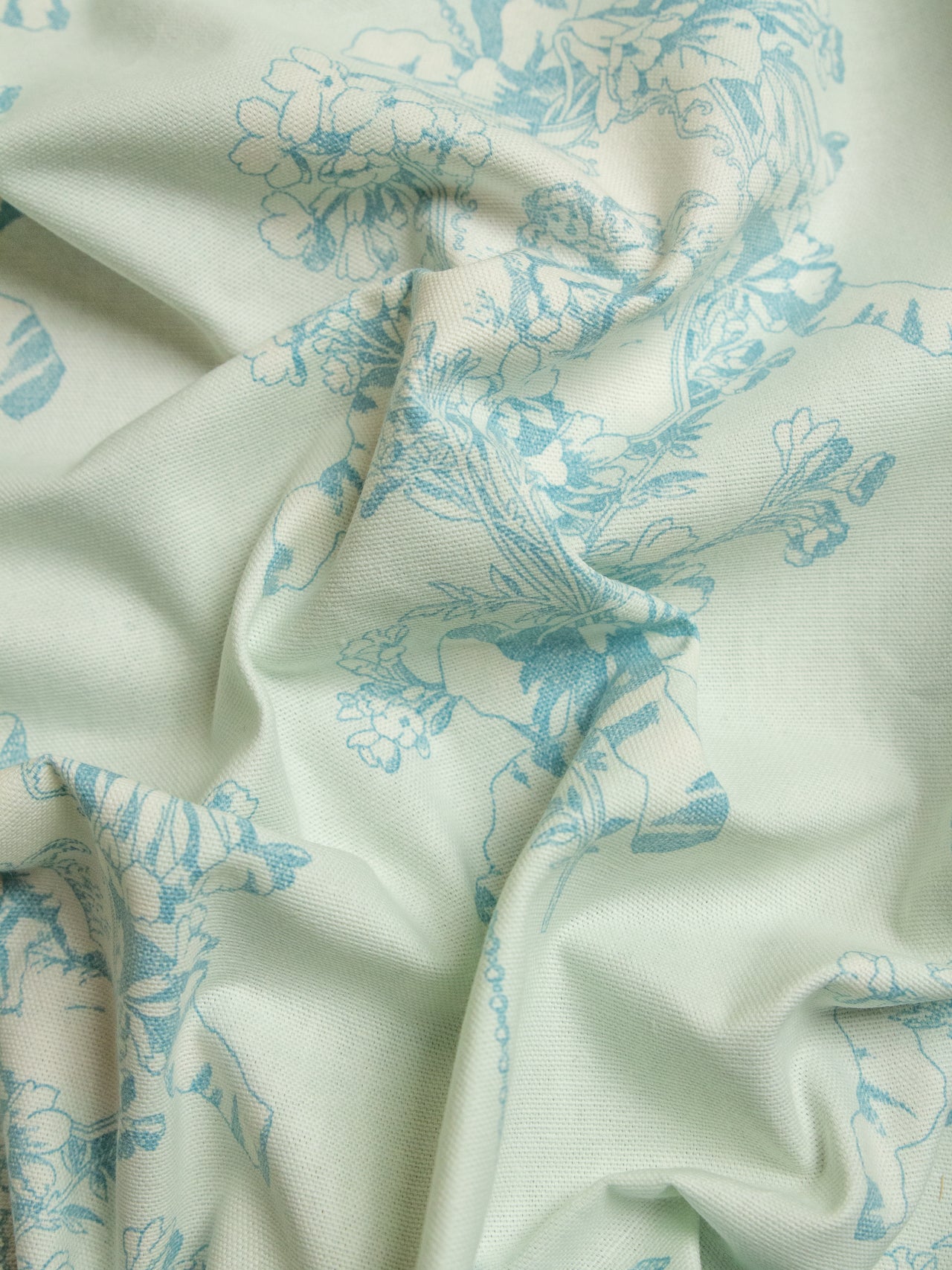 2000's USA P/KAUFMANN Toile de Jouy Cotton Canvas