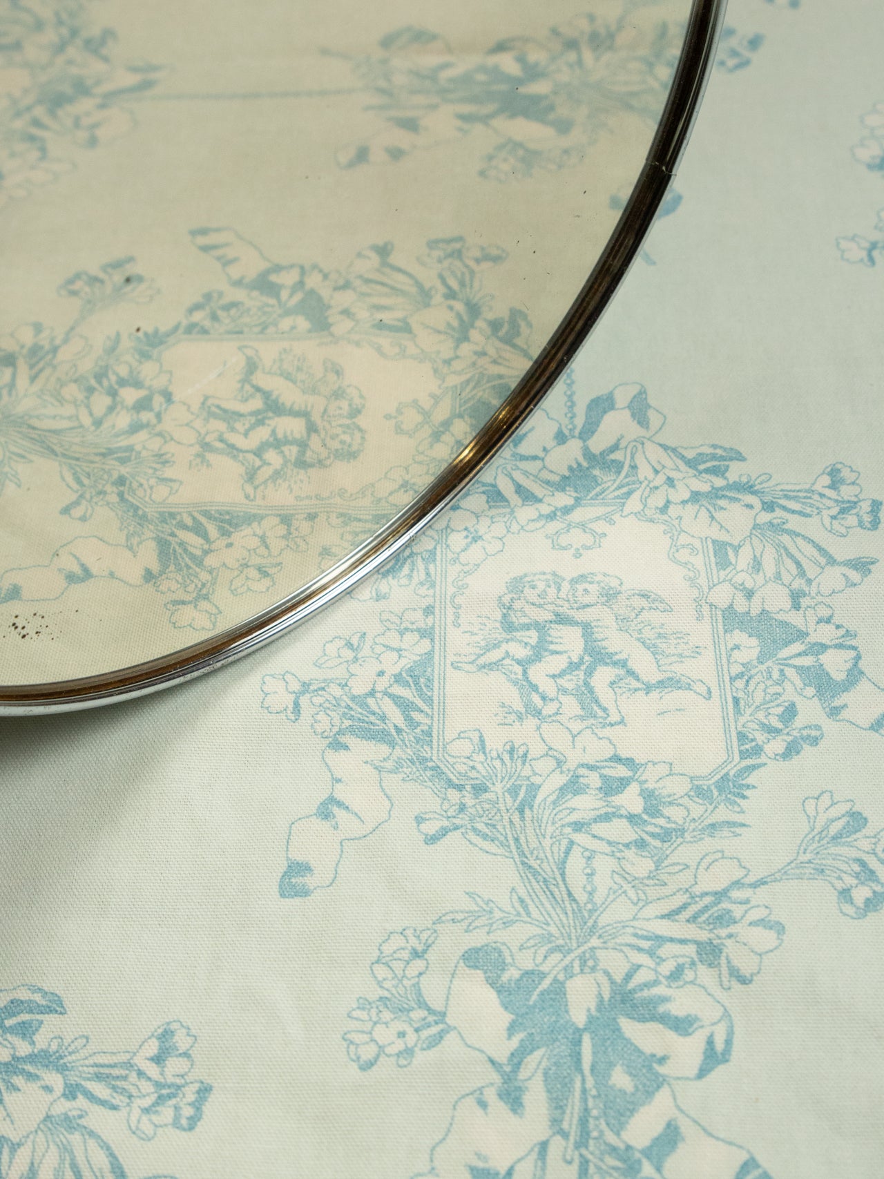 2000's USA P/KAUFMANN Toile de Jouy Cotton Canvas