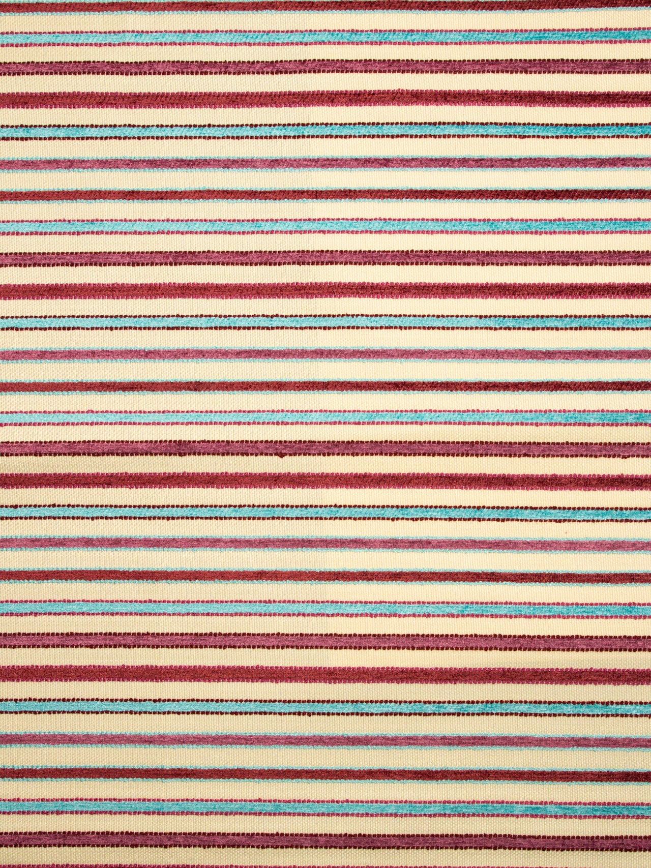 2000's USA Polyester Cotton Textured Canvas Stripe Fabric