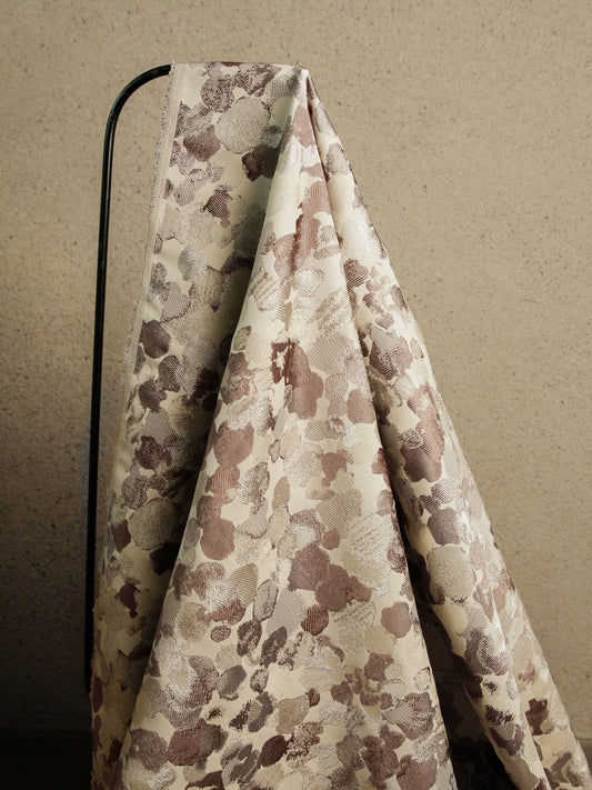 2000's USA Abstract Leopard Jacquard Fabric