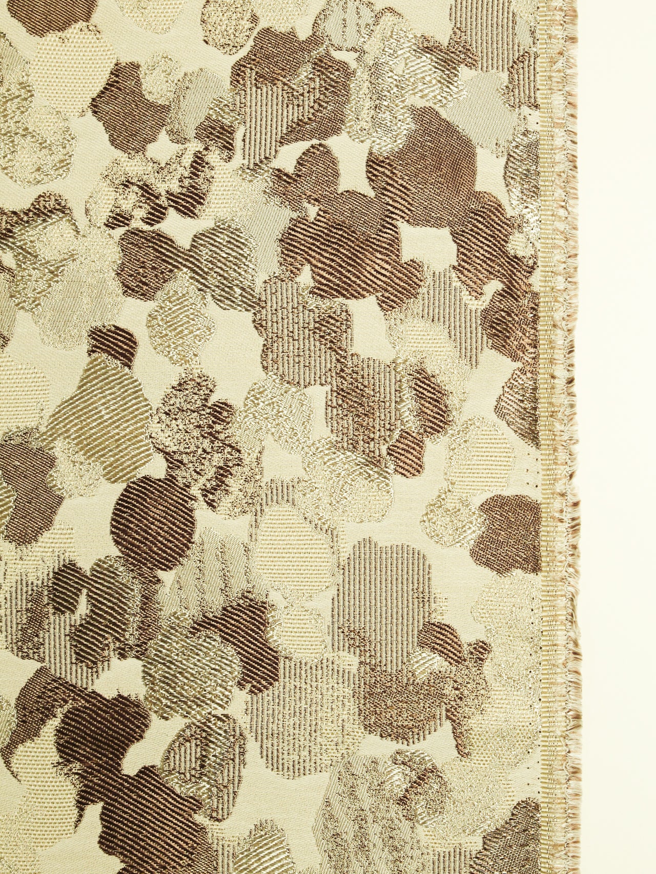 2000's USA Abstract Leopard Jacquard Fabric