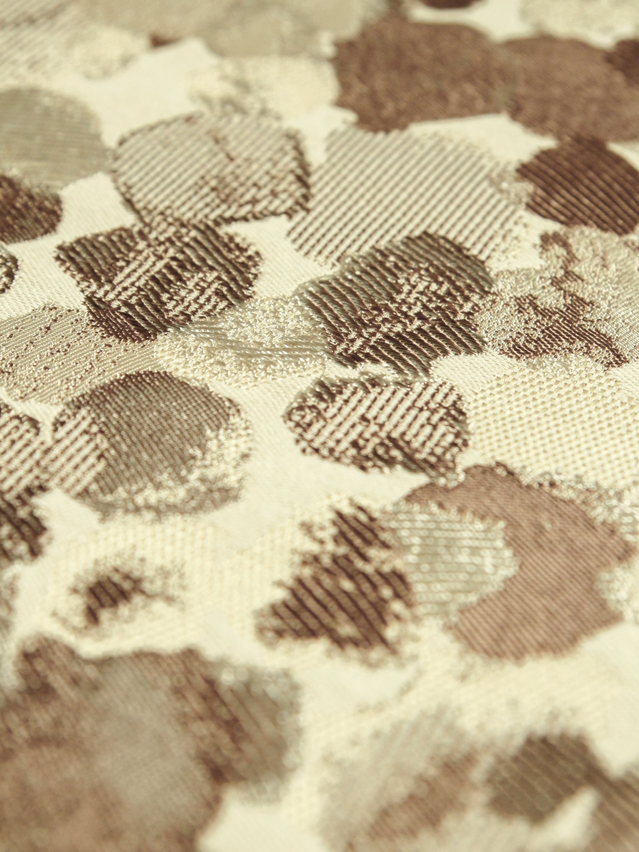 2000's USA Abstract Leopard Jacquard Fabric