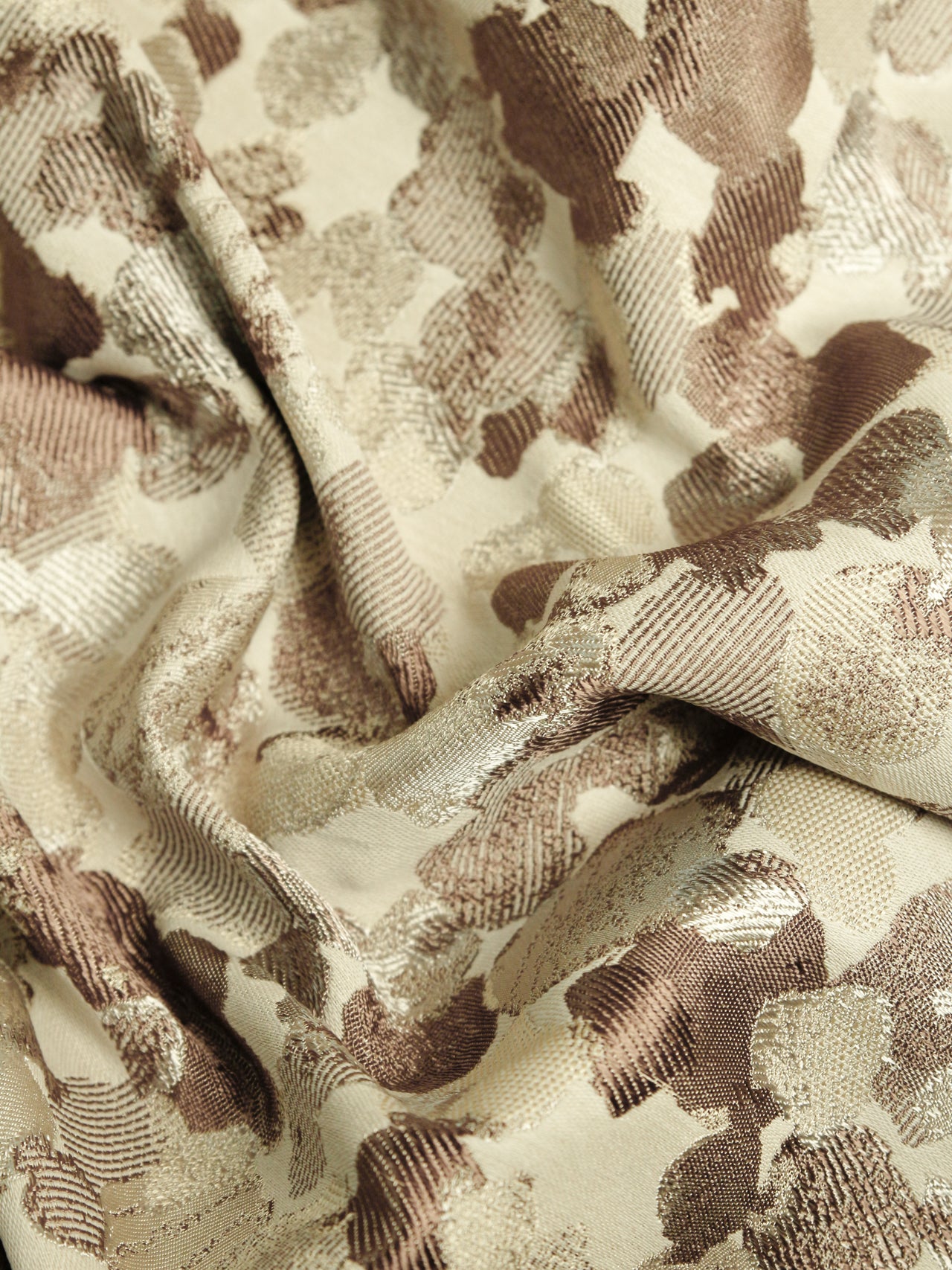 2000's USA Abstract Leopard Jacquard Fabric