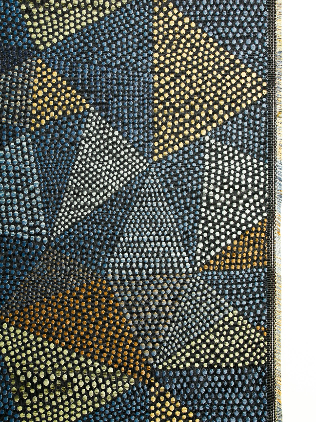 2000's USA Geometric Dot Jacquard Fabric