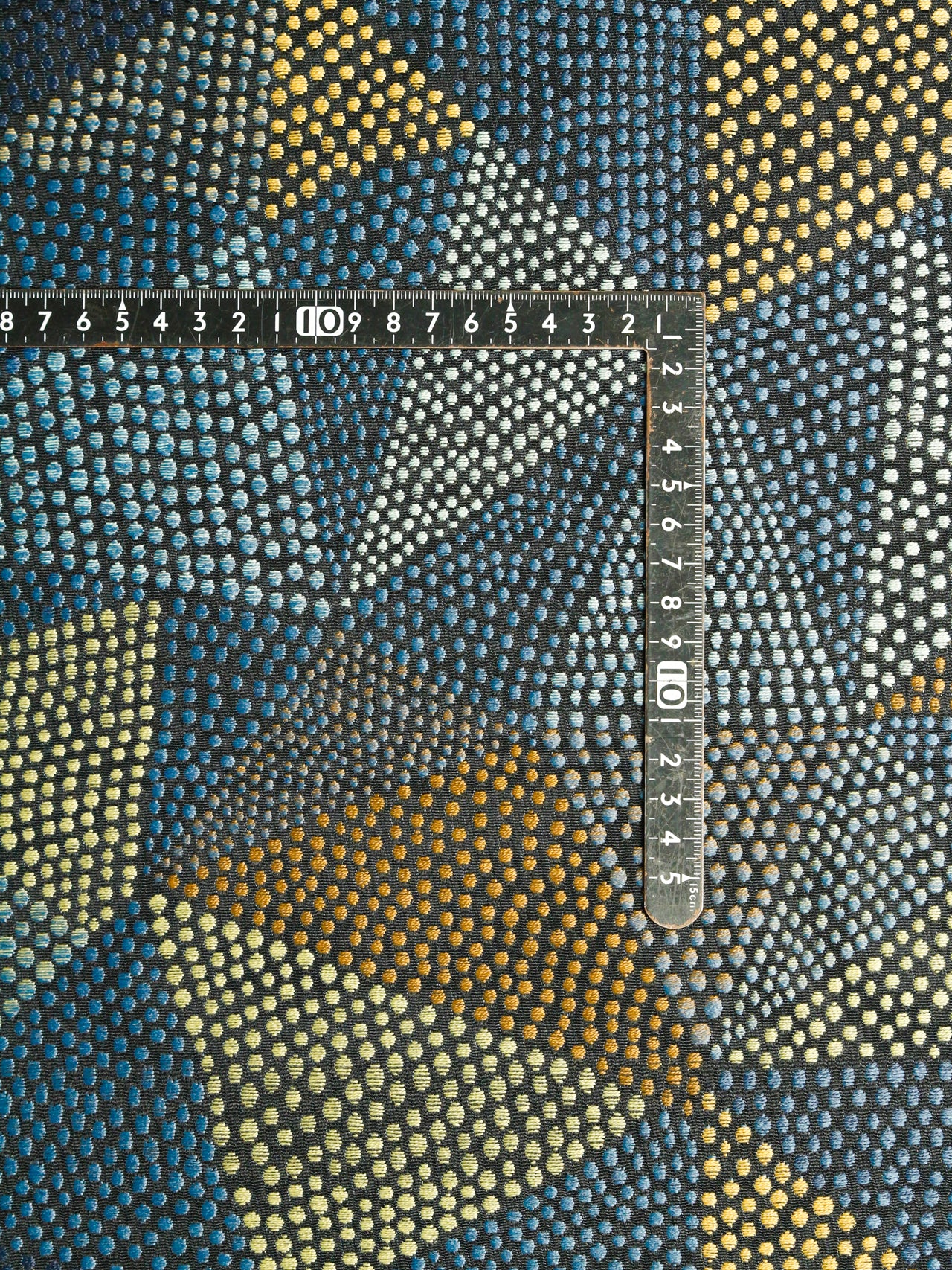 2000's USA Geometric Dot Jacquard Fabric