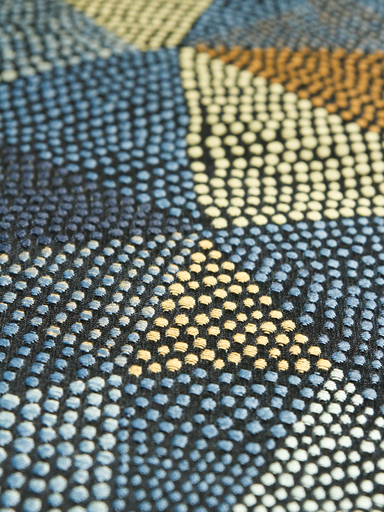 2000's USA Geometric Dot Jacquard Fabric