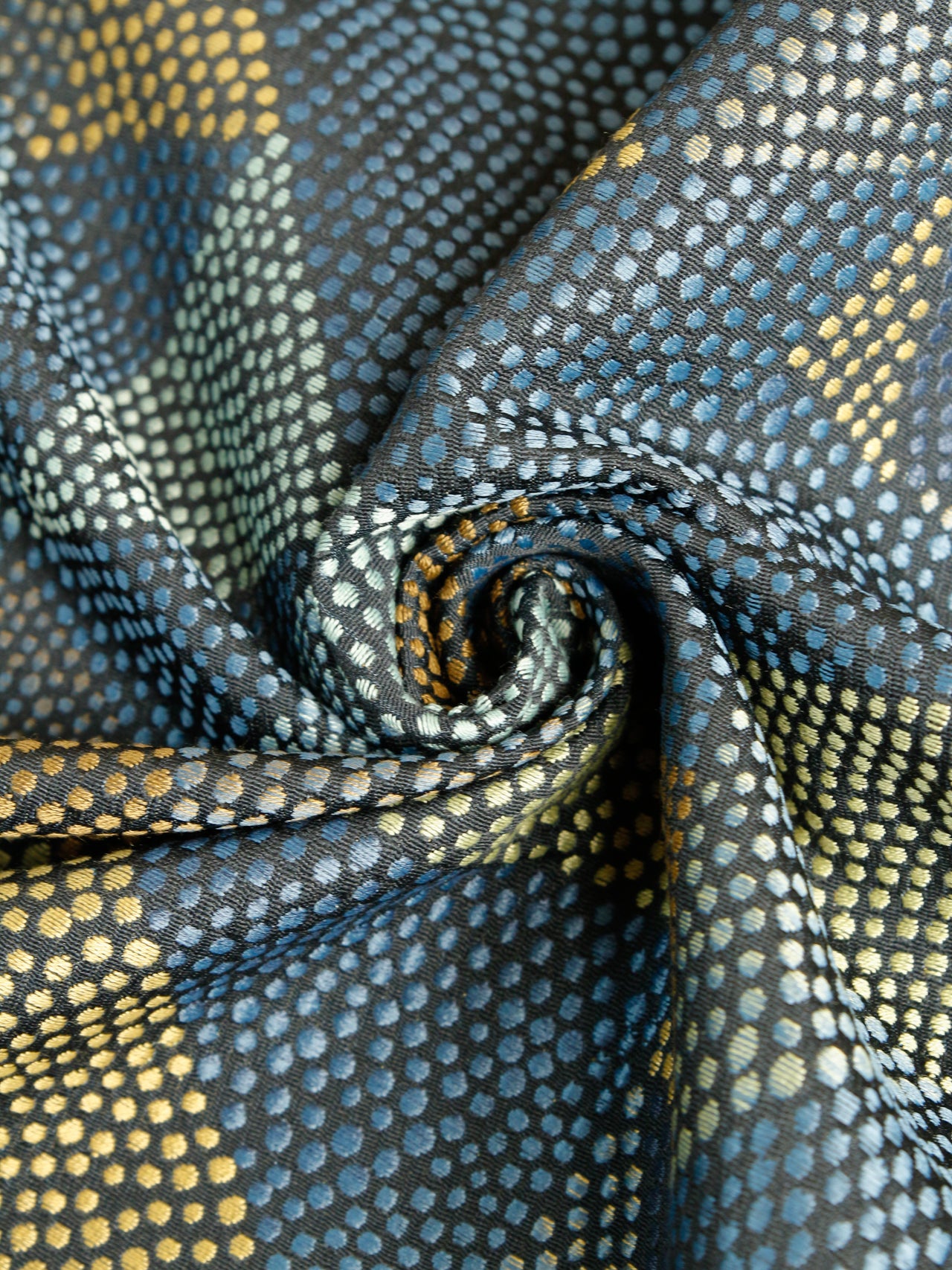 2000's USA Geometric Dot Jacquard Fabric