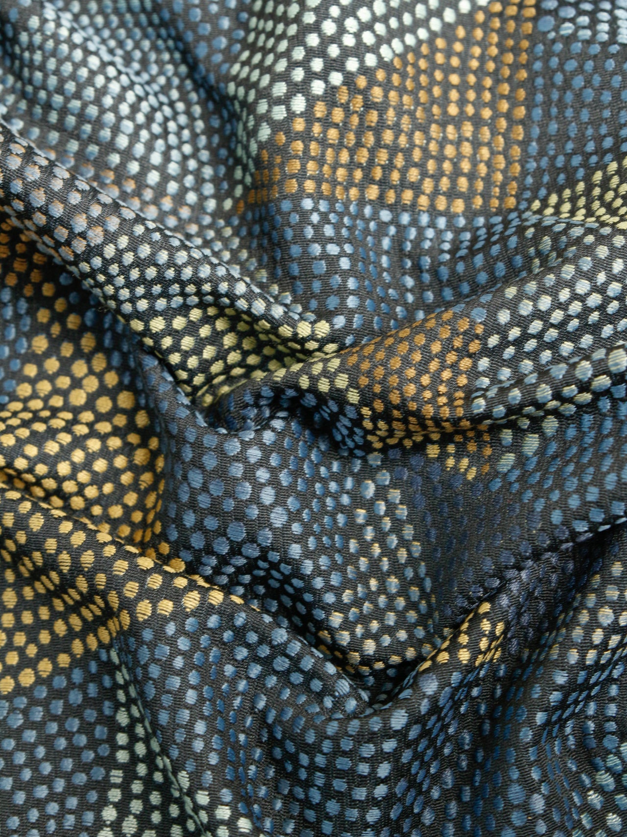 2000's USA Geometric Dot Jacquard Fabric