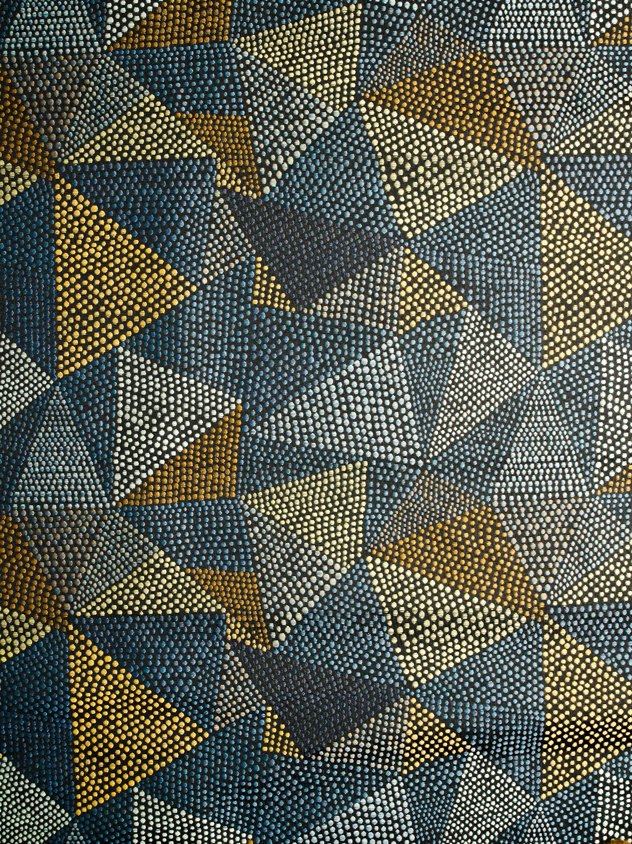 2000's USA Geometric Dot Jacquard Fabric