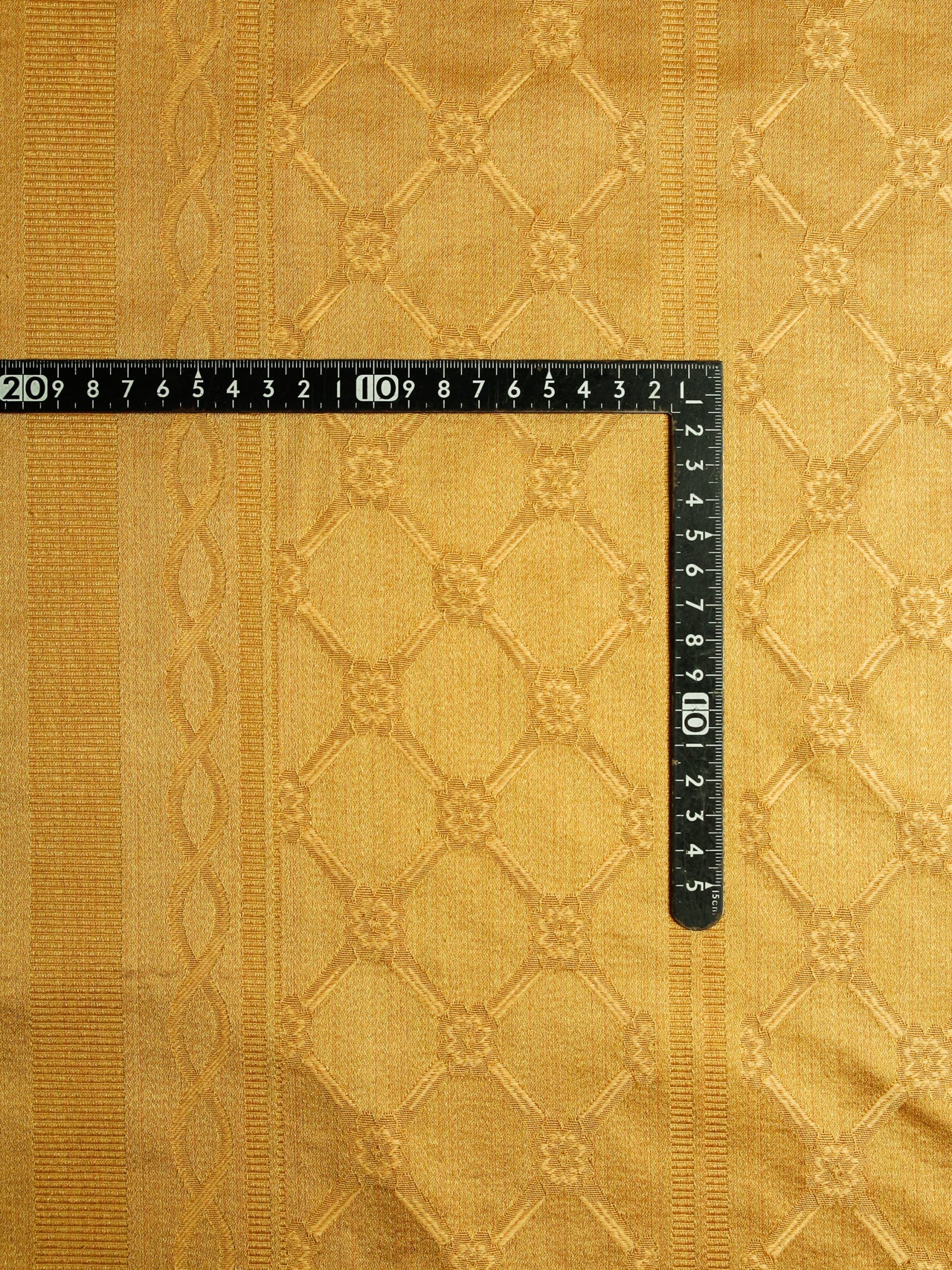 2000's USA Gold Jacquard Damask Fabric