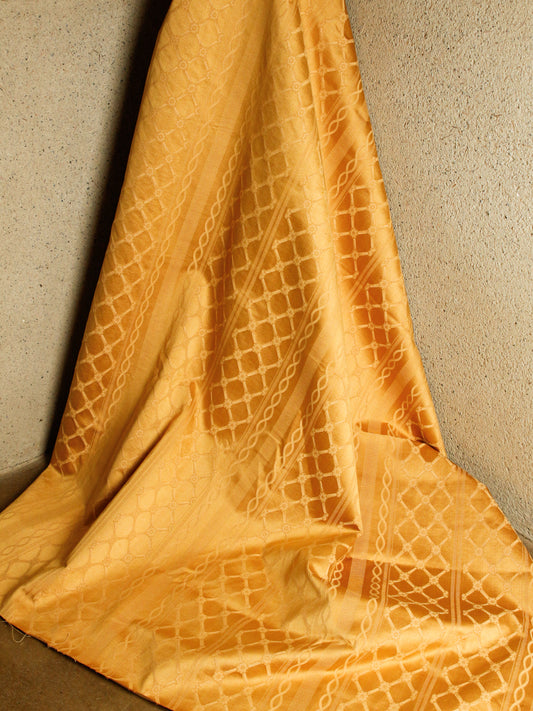 2000's USA Gold Jacquard Damask Fabric