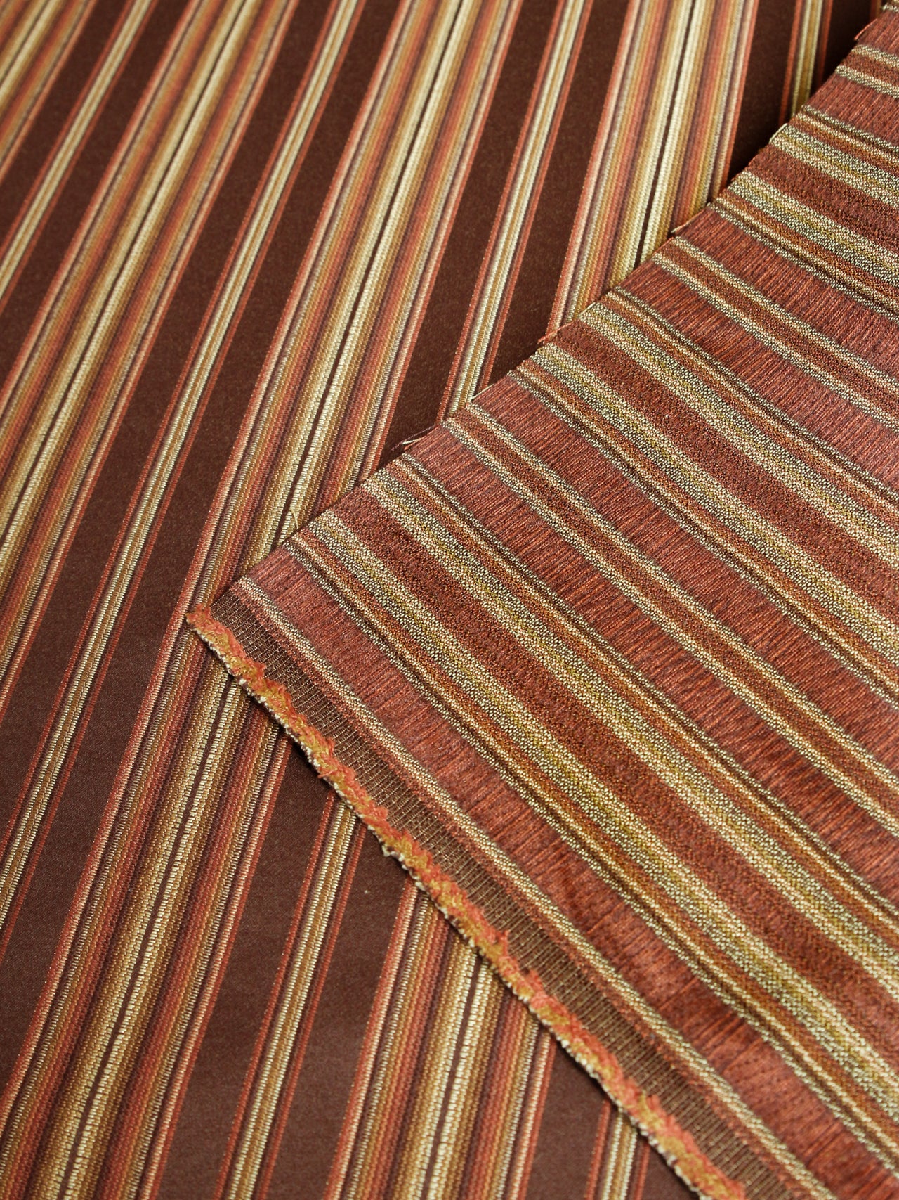 2000's USA Polyester Dobby Stripe Fabric