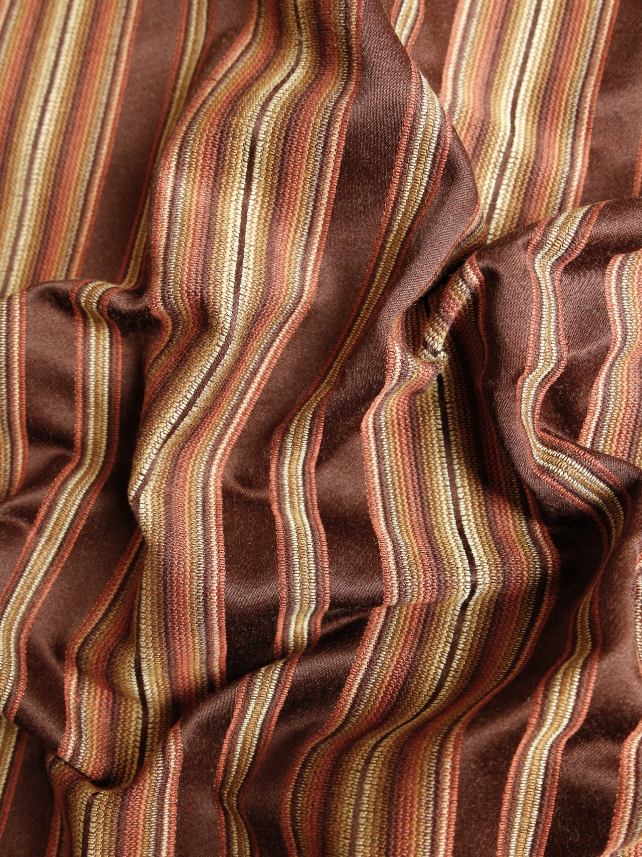 2000's USA Polyester Dobby Stripe Fabric