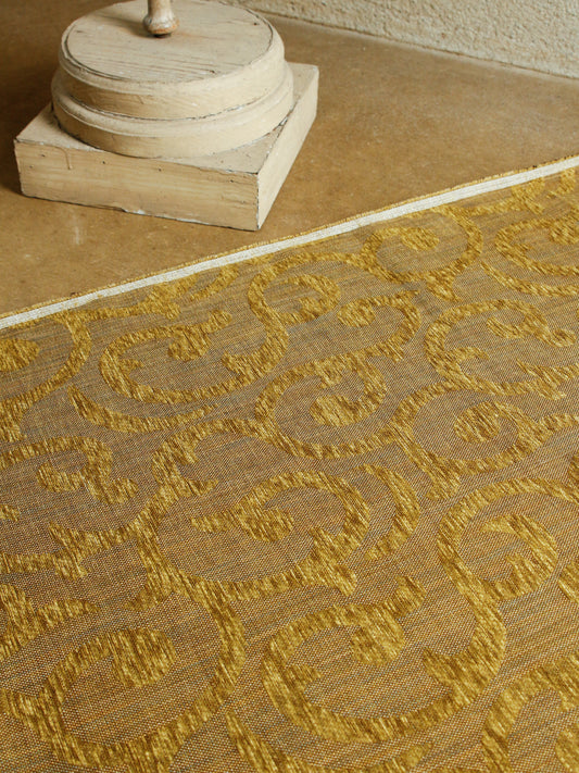 2000'S USA METALLIC ARABESQUE JACQUARD