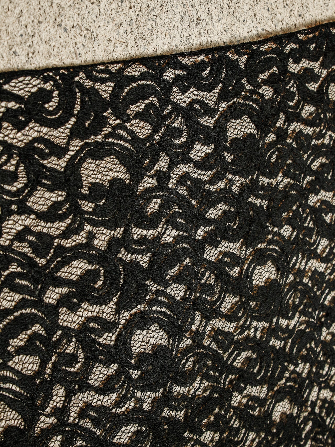 2000'S TURKEY Lave MEFRUSAT CORDED FLORAL RUSSELL LACE
