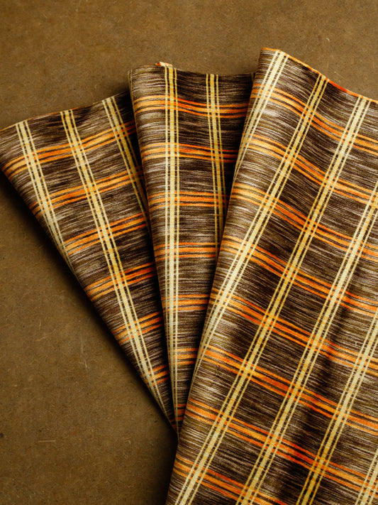 1990's EUROPE Cut Pile Stripe Interior Fabric