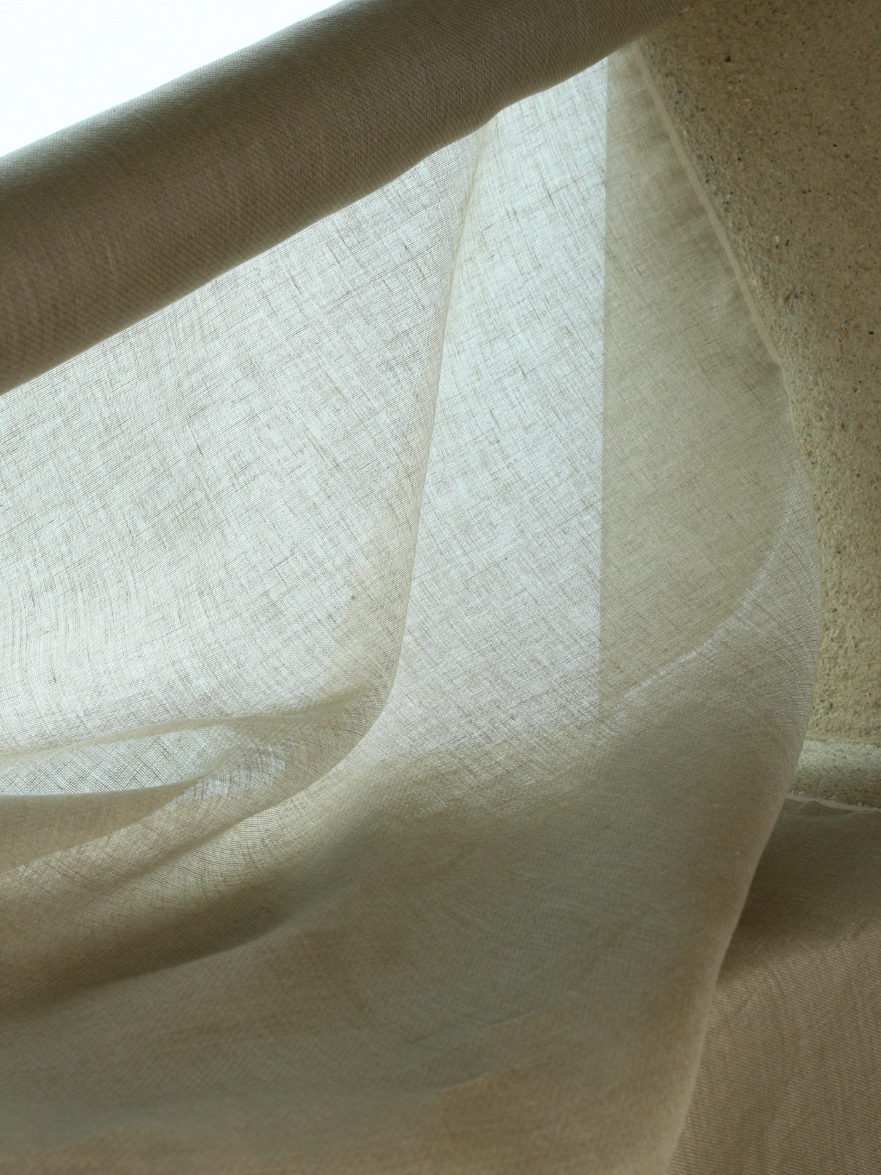 2000's JAPAN Linen Plain Weave Interior Fabric