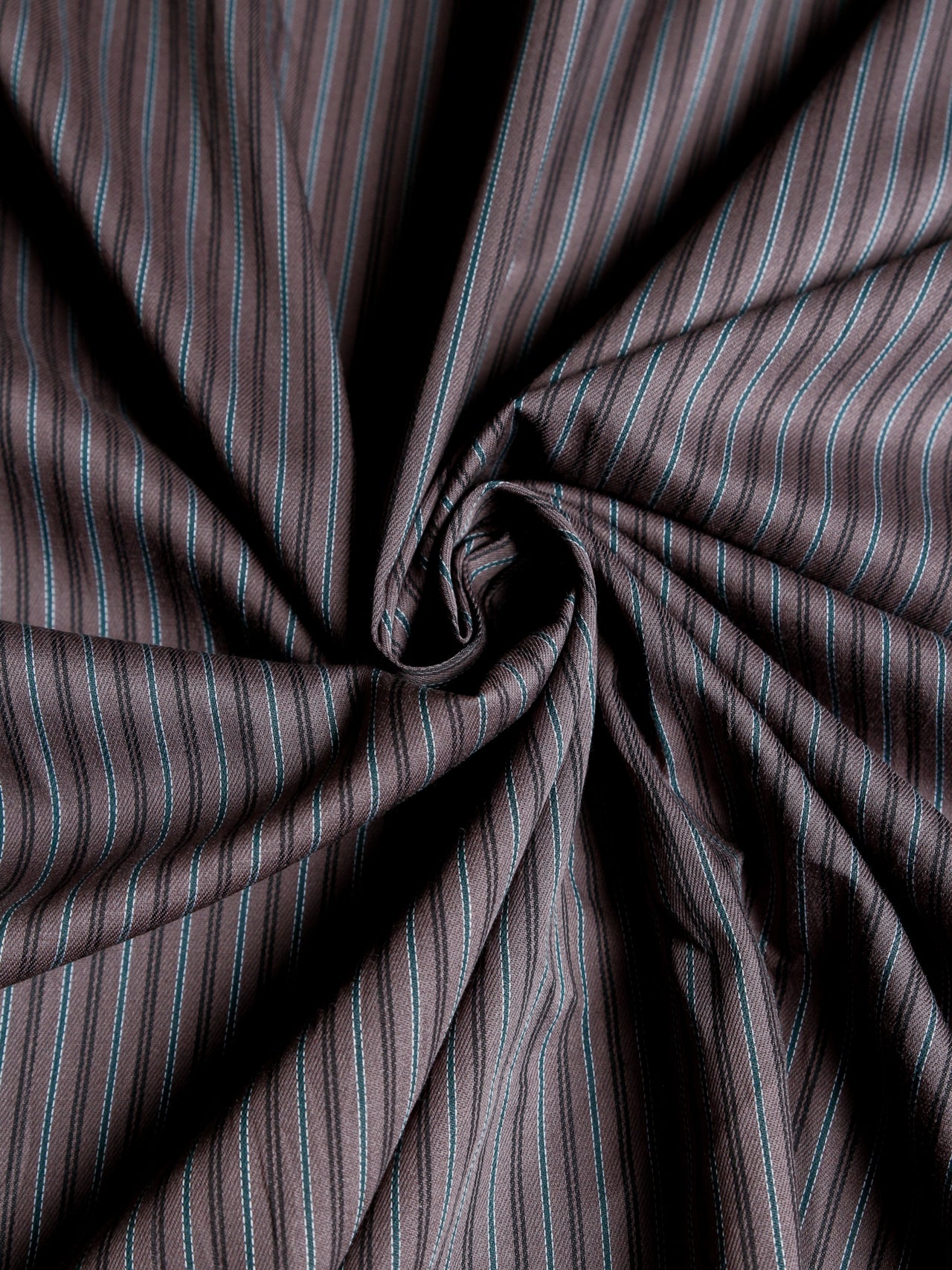 2000's JAPAN Banshu Cotton Stripe Shirt Fabric