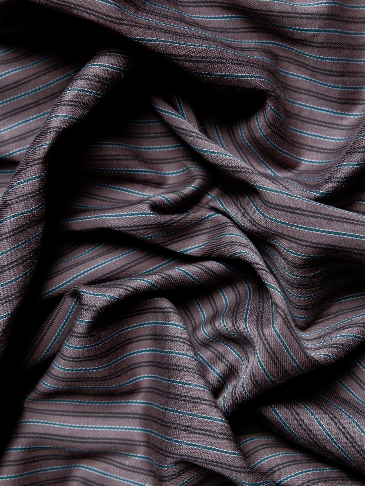 2000's JAPAN Banshu Cotton Stripe Shirt Fabric