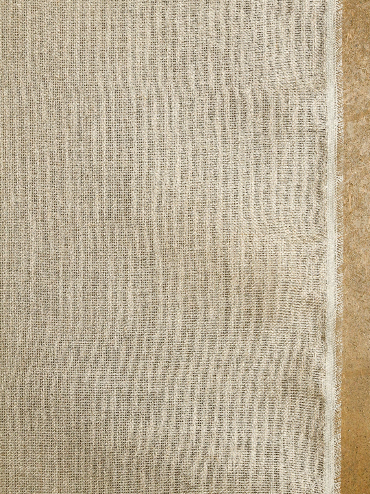 2000's JAPAN Linen Plain Weave Interior Fabric