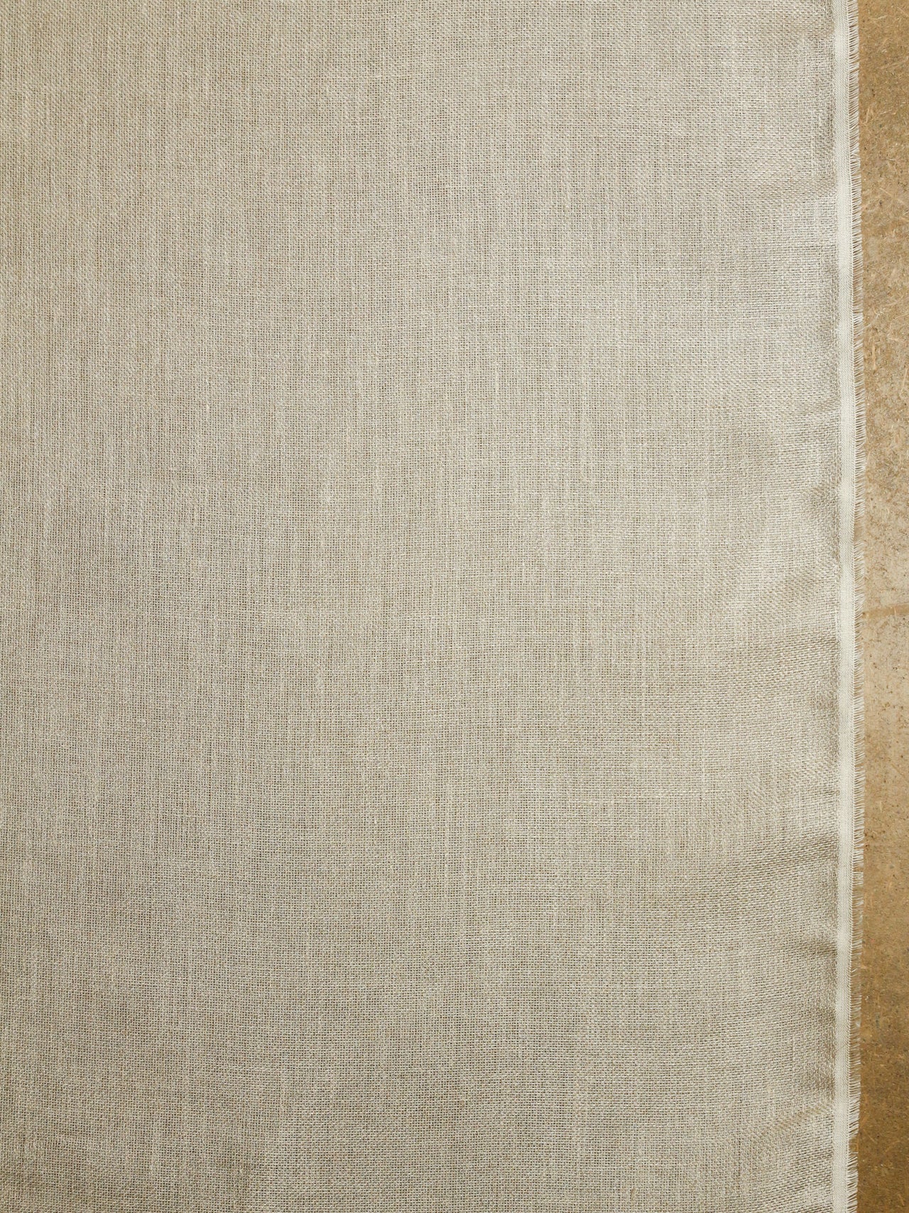 2000's JAPAN Linen Plain Weave Interior Fabric