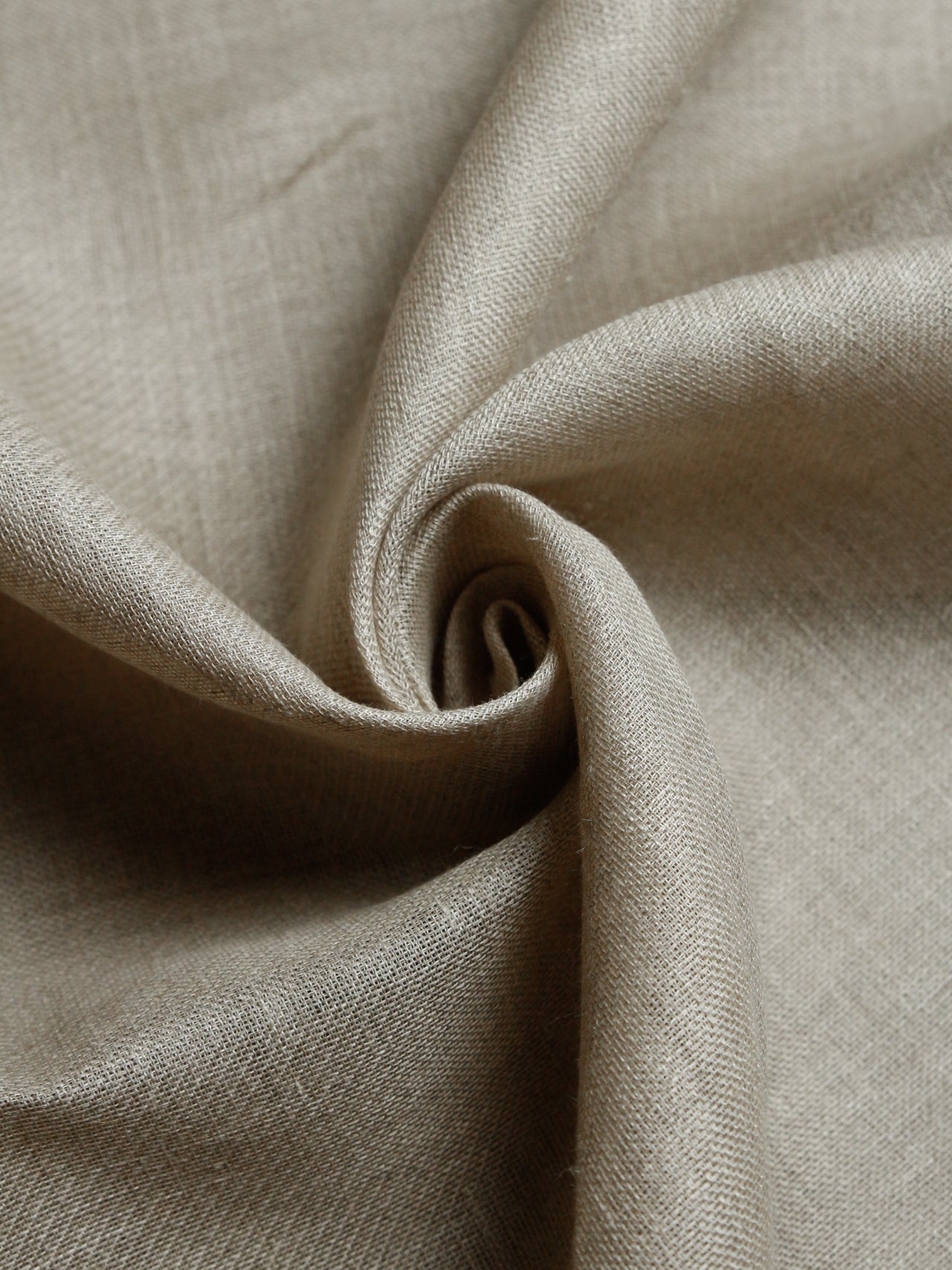 2000's JAPAN Linen Plain Weave Interior Fabric