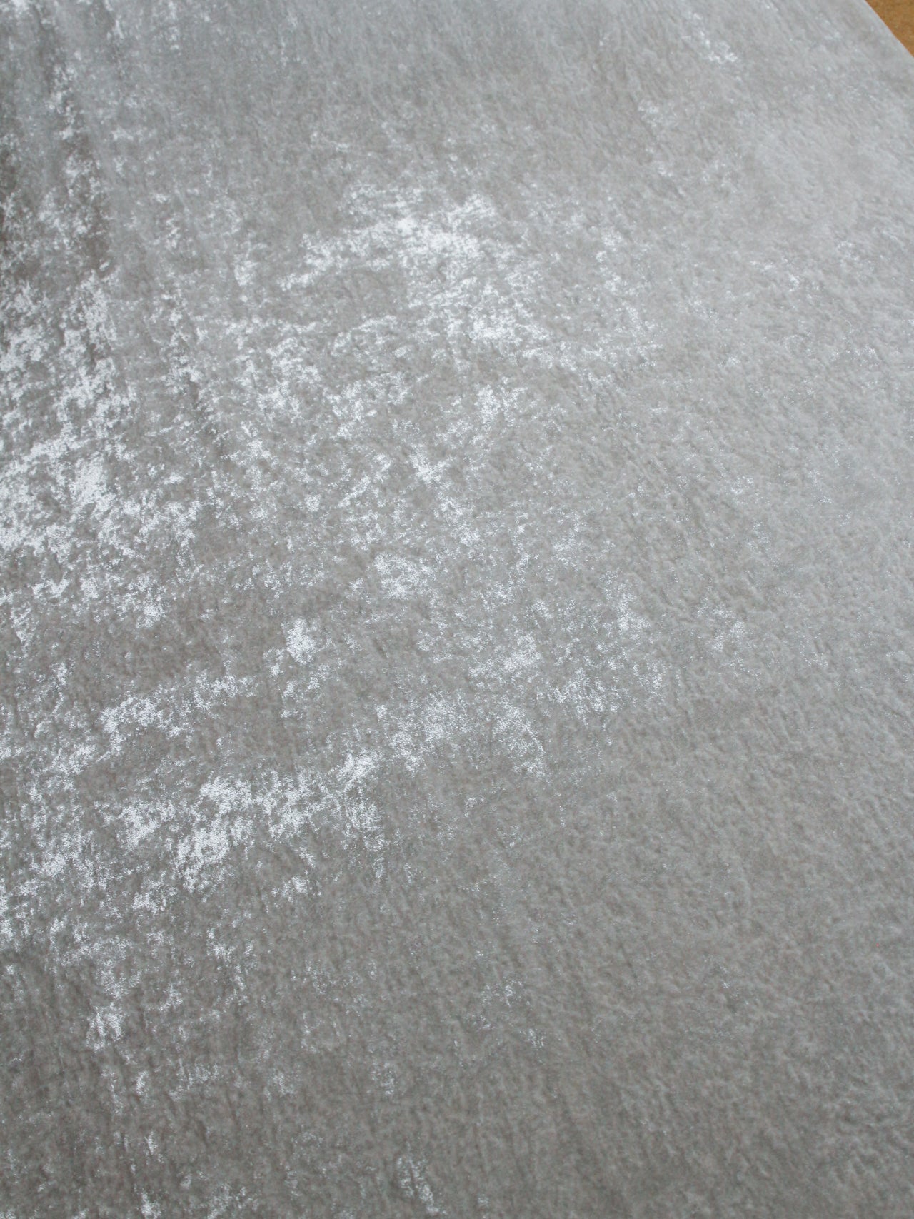 2000's JAPAN Polyester Crushed Velour Fabric