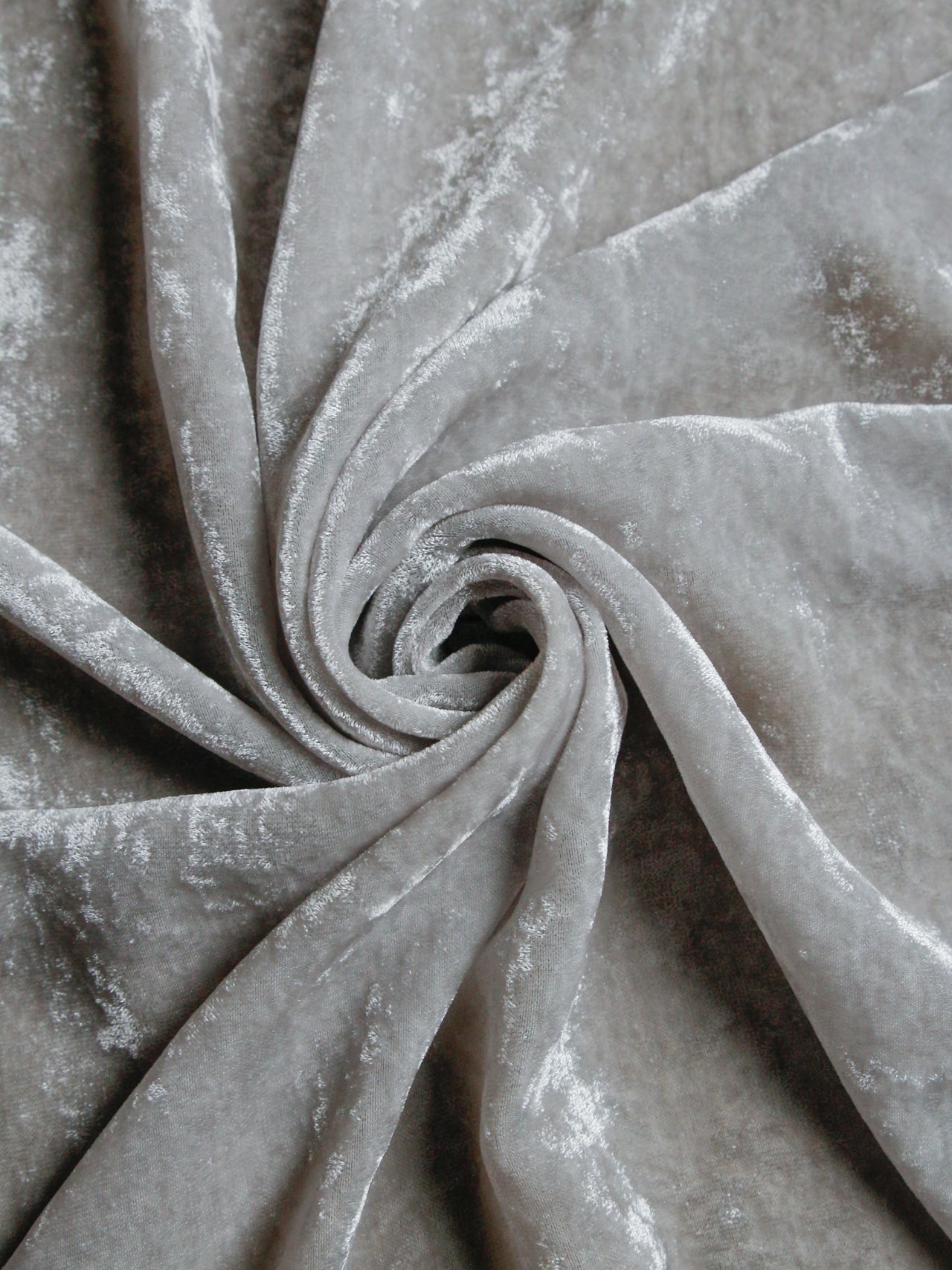 2000's JAPAN Polyester Crushed Velour Fabric