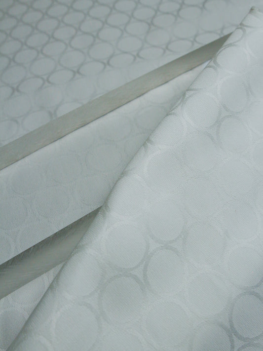 2000's JAPAN Circle Jacquard Fabric