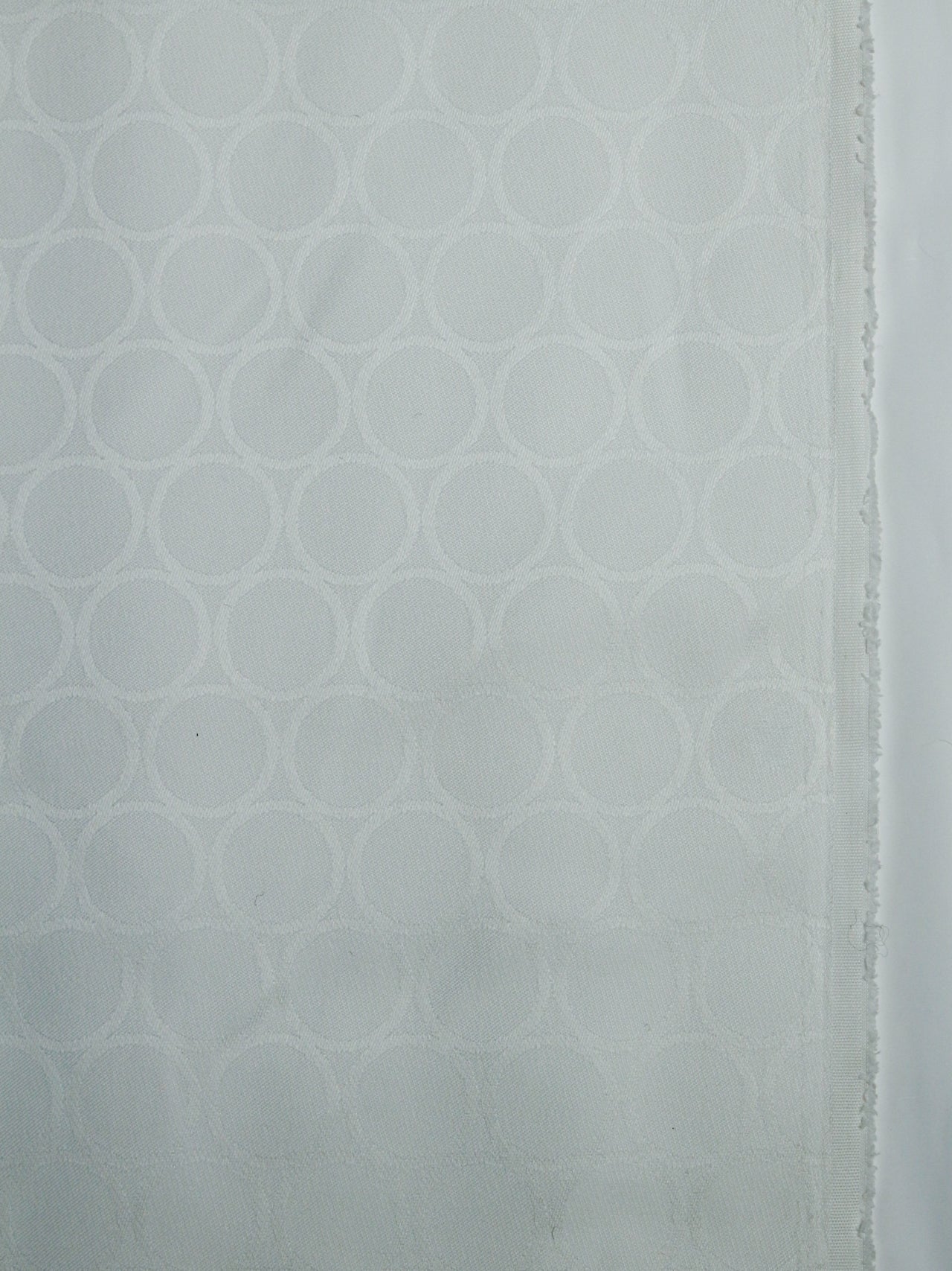2000's JAPAN Circle Jacquard Fabric