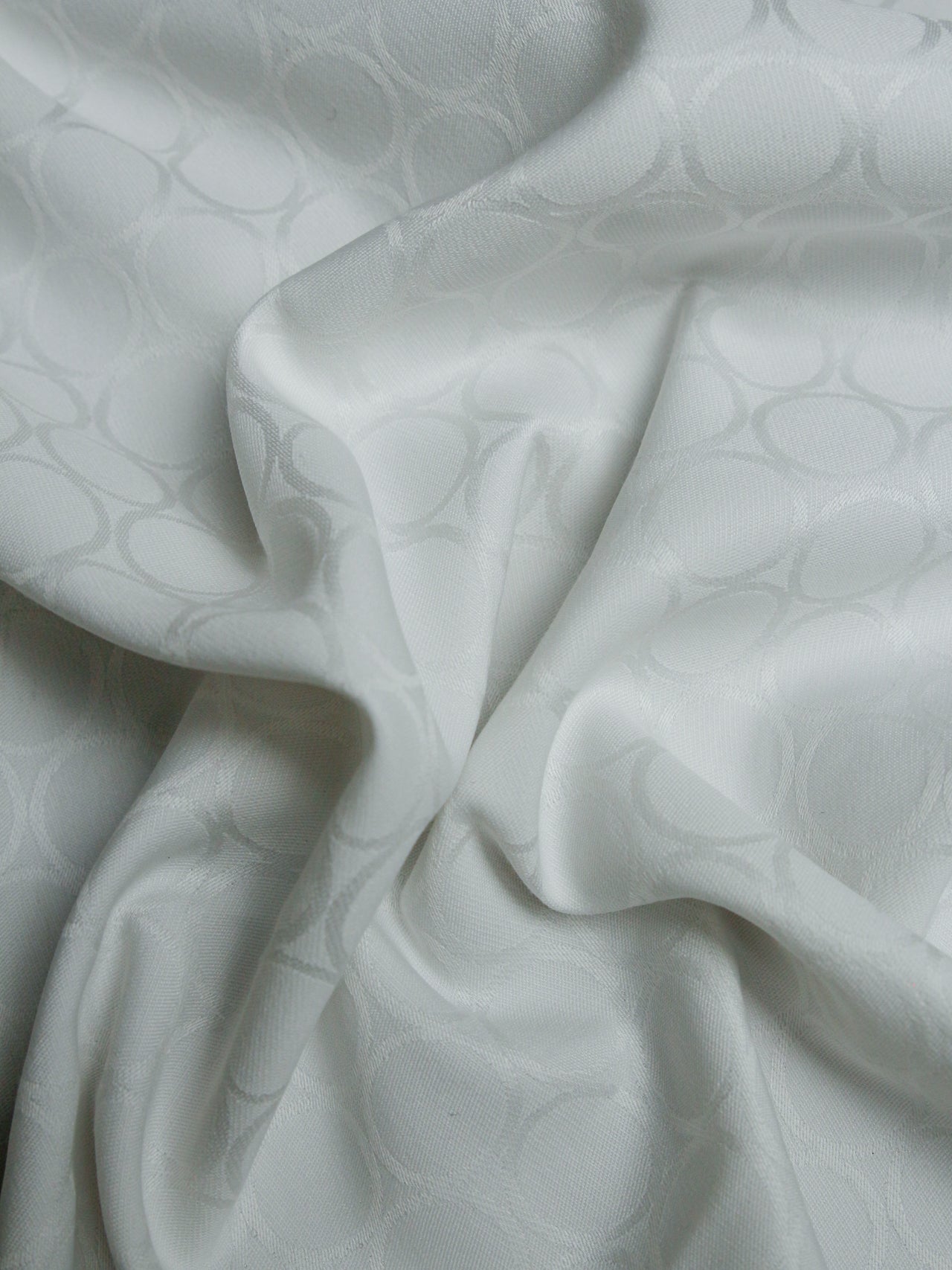 2000's JAPAN Circle Jacquard Fabric