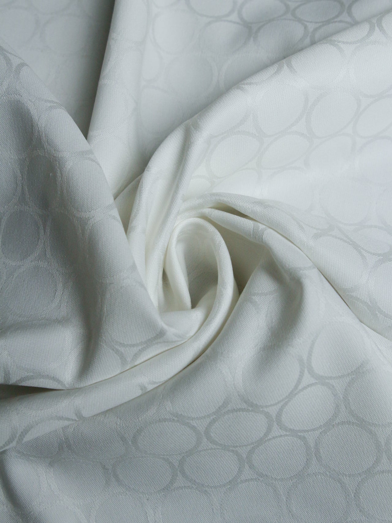 2000's JAPAN Circle Jacquard Fabric