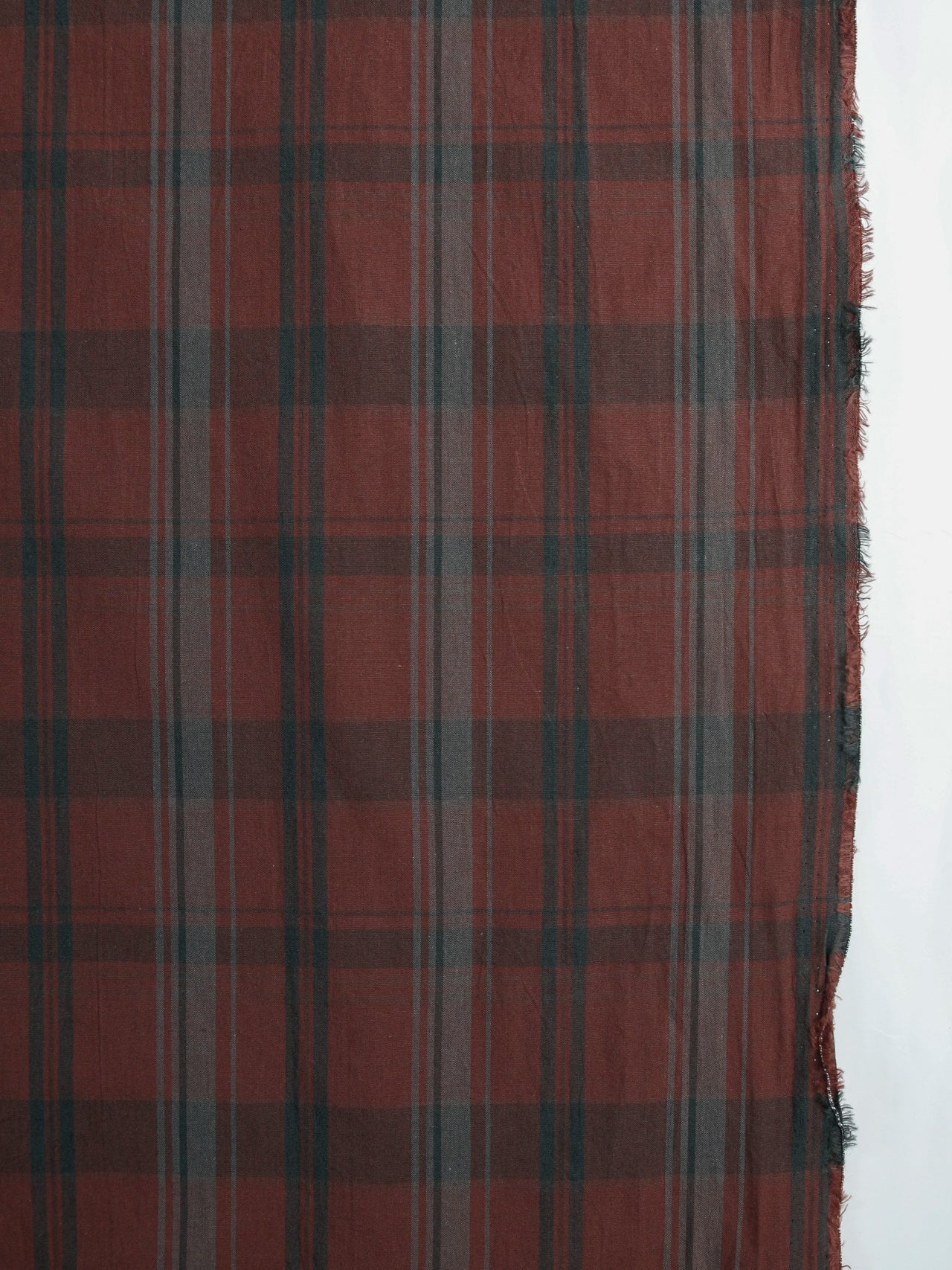 1990's JAPAN Banshu Yarn-Dyed Cotton Check Fabric